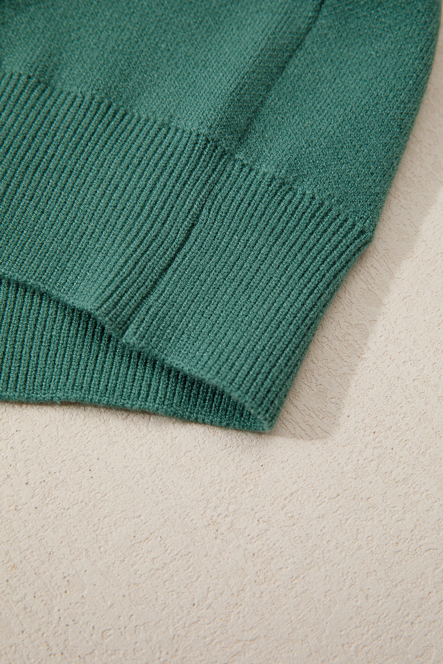 Blackish Green HO HO HO MERRY CHRISTMAS Drop Shoulder Loose Sweater-TOPS / DRESSES-[Adult]-[Female]-2022 Online Blue Zone Planet