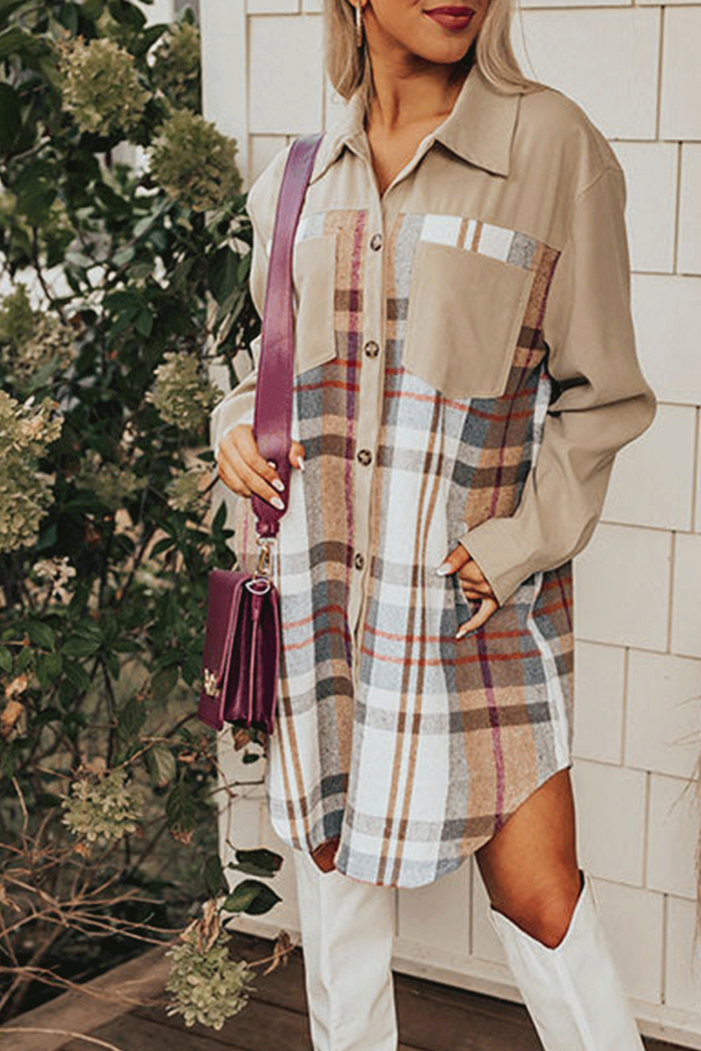 knee length dresses for ladies IT'S MY TIME MIDI DRESS IN KHAKI – AKIRA main image 0