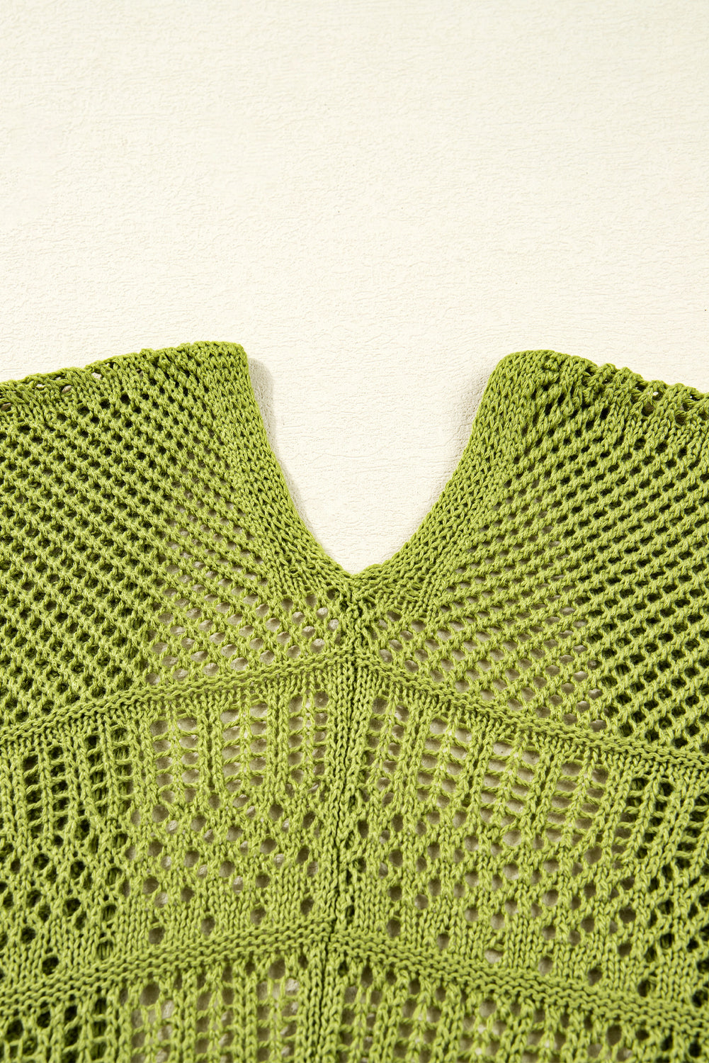 Spinach Green Oversize Crochet Knit Open Cardigan-Sweaters & Cardigans/Cardigans-[Adult]-[Female]-2022 Online Blue Zone Planet