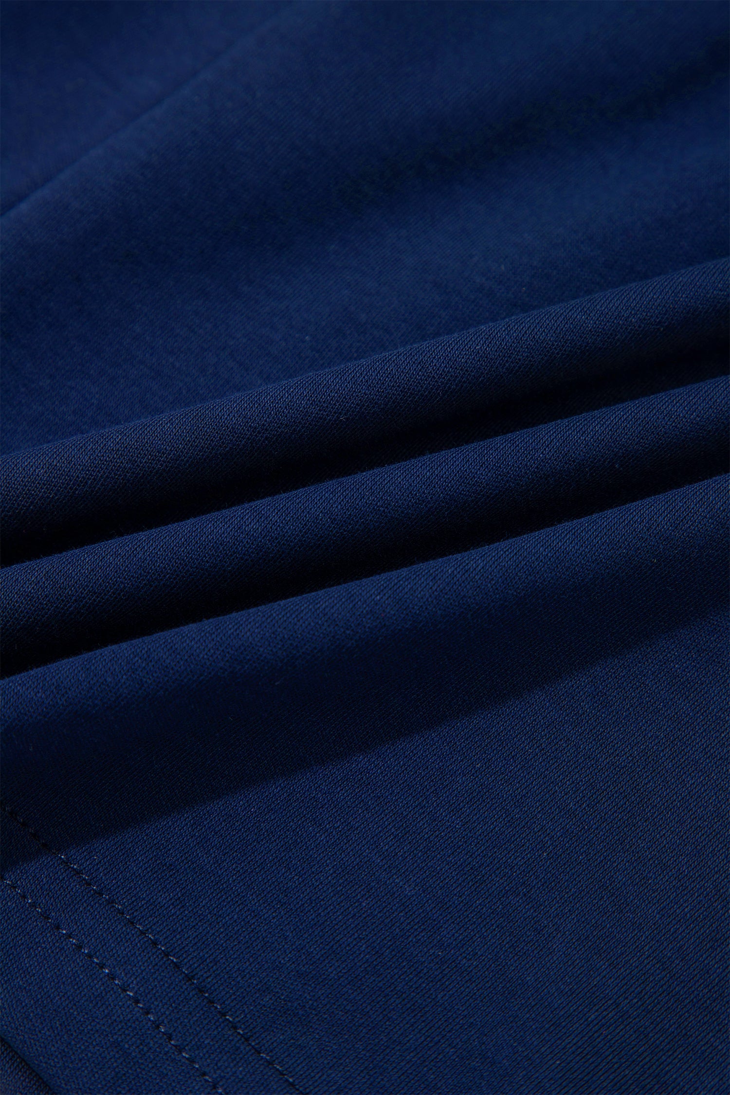 Dirty blue Contrast Trim U Neck Sleeveless Mini Dress-TOPS / DRESSES-[Adult]-[Female]-2022 Online Blue Zone Planet