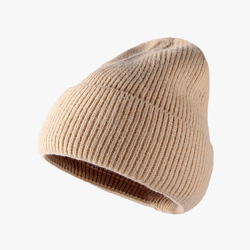 Thermal Solid Knit Hat-HATS-[Adult]-[Female]-Tan-One Size-2022 Online Blue Zone Planet