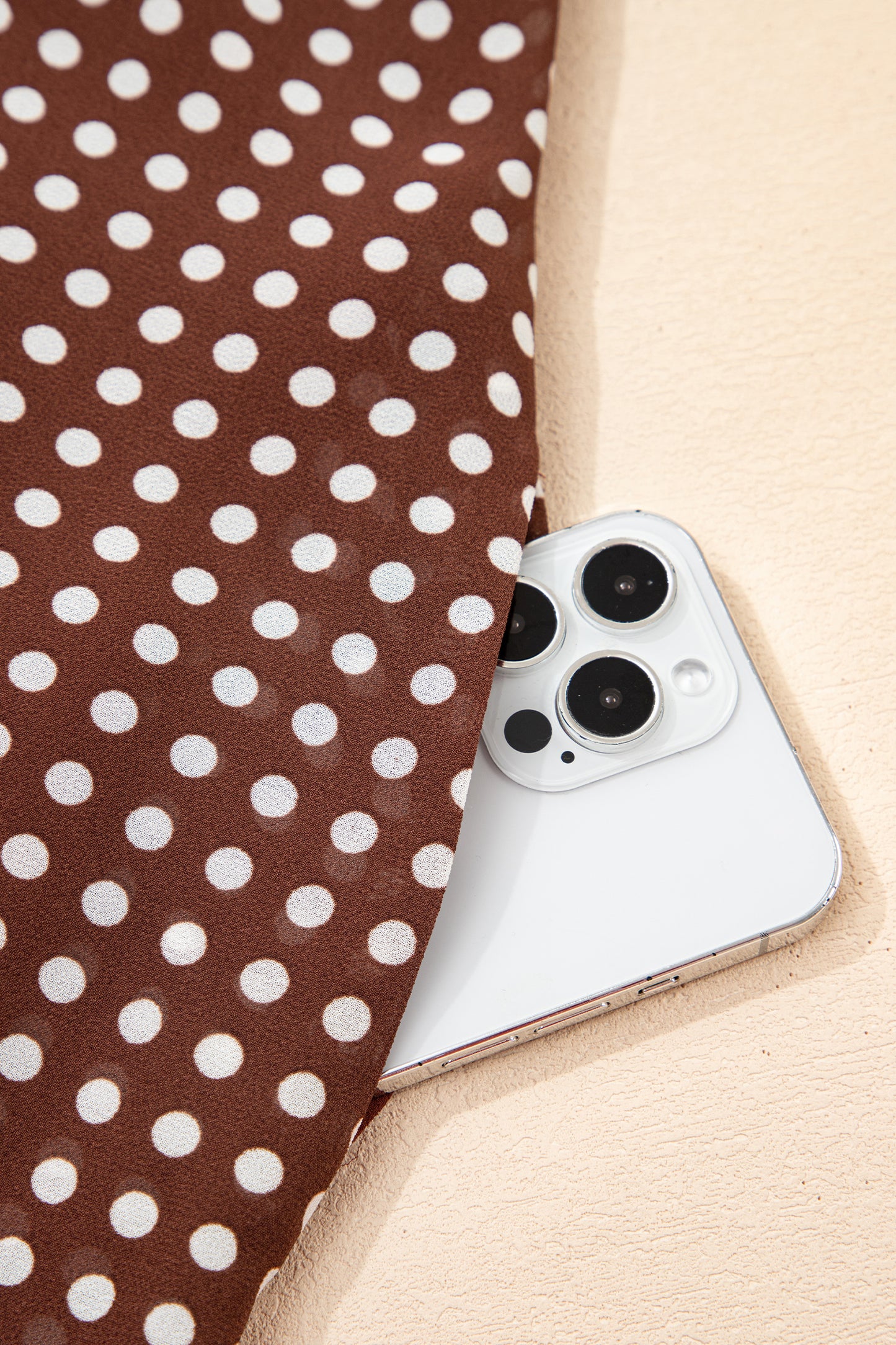 Coffee Polka Dot Print Backless Ruffled Tiered Maxi Dress-Dresses/Maxi Dresses-[Adult]-[Female]-2022 Online Blue Zone Planet