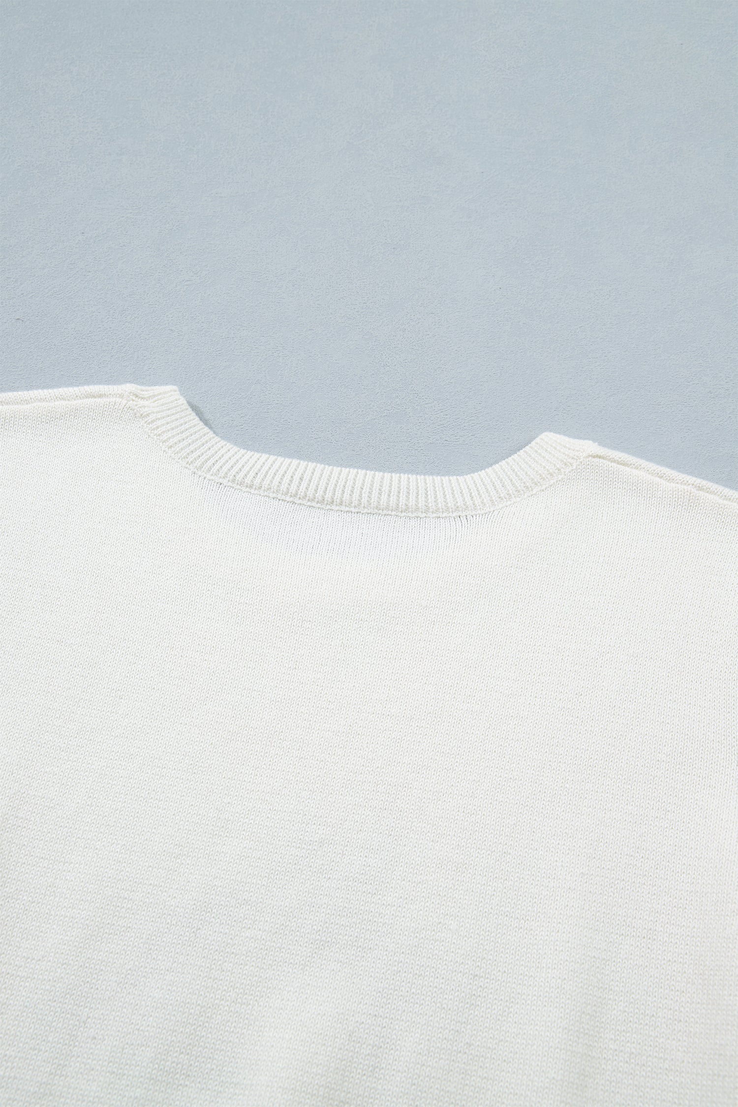 White Wild West Horse Head Printed Short Sleeve Sweater-TOPS / DRESSES-[Adult]-[Female]-2022 Online Blue Zone Planet