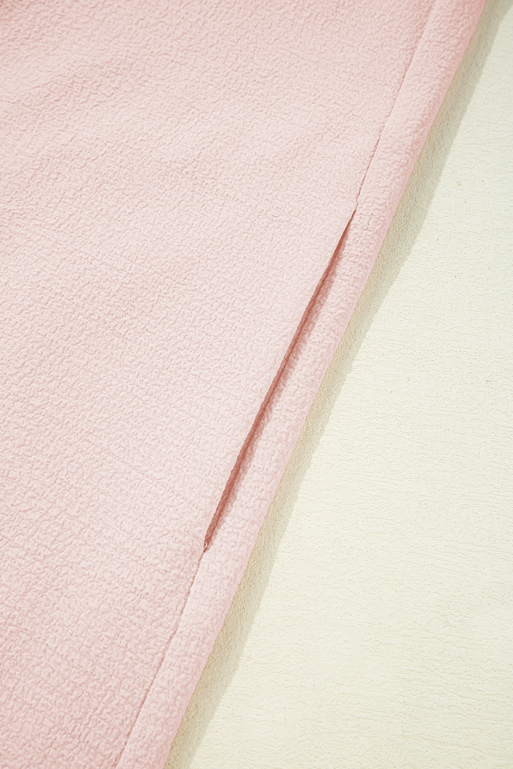 Light Pink Textured Flutter Sleeve Square Neck Bow Back Mini Dress-TOPS / DRESSES-[Adult]-[Female]-2022 Online Blue Zone Planet