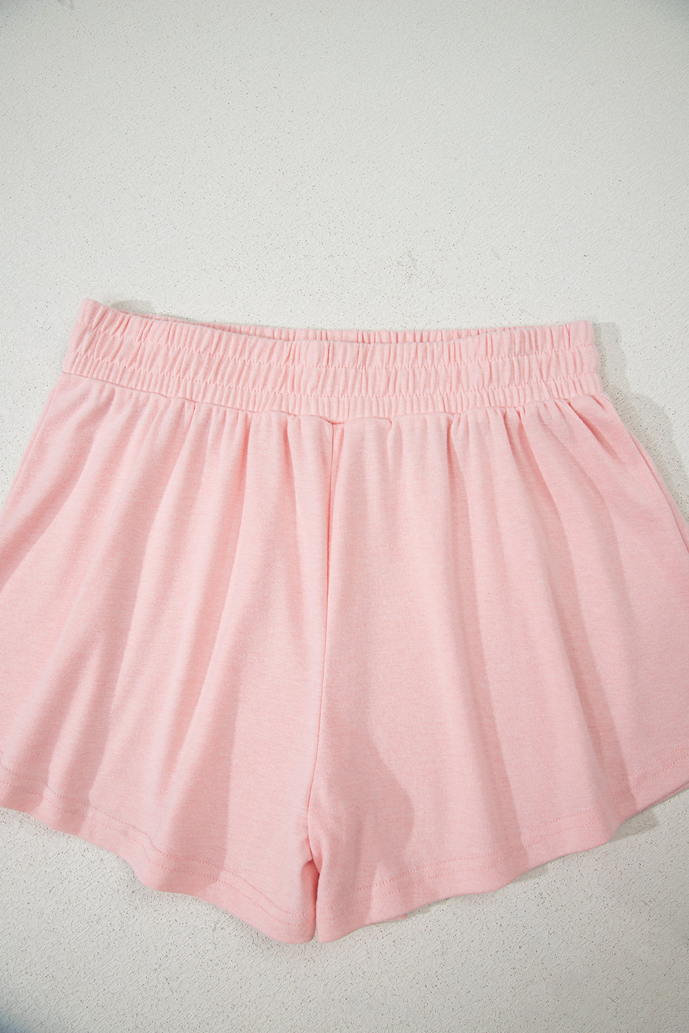 Light Pink 3 Piece Crop Tank Top Shorts with Cardigan Lounge Set-Loungewear & Sleepwear/Loungewear-[Adult]-[Female]-2022 Online Blue Zone Planet