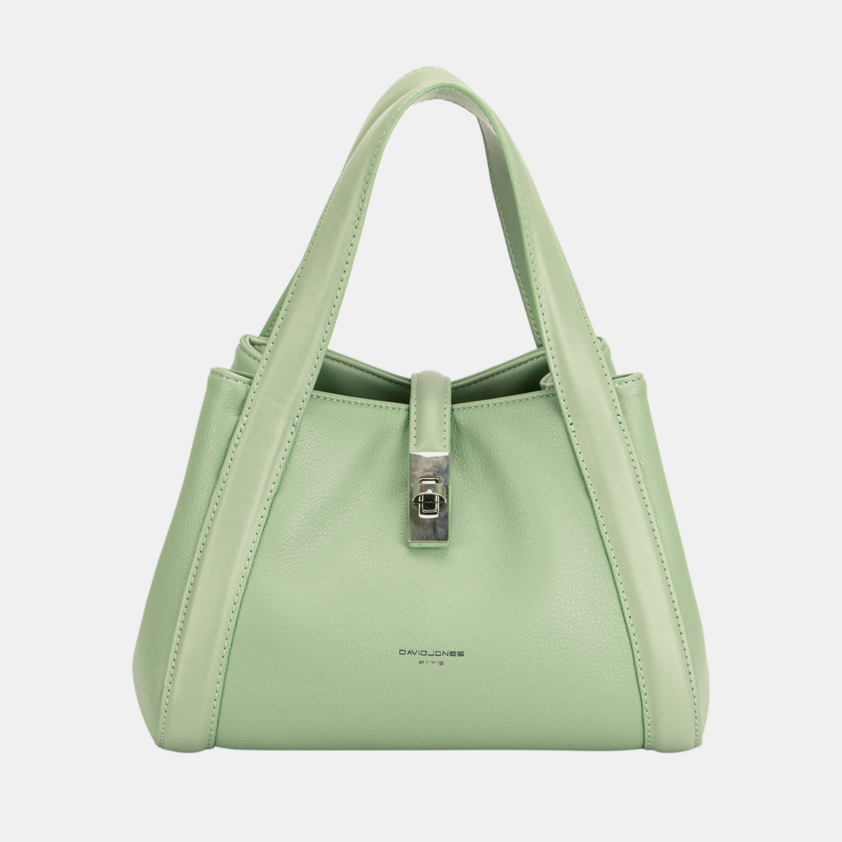 David Jones PU Leather Bucket Bag-HANDBAGS-[Adult]-[Female]-L.Green-One Size-2022 Online Blue Zone Planet