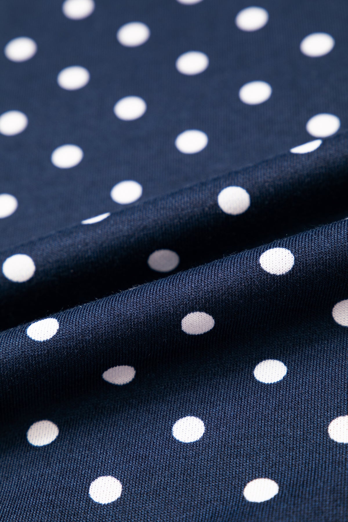Brown Polka Dot Drawstring Wide Leg Long Sleeve Top Pant Set-Two Piece Sets/Pant Sets-[Adult]-[Female]-2022 Online Blue Zone Planet
