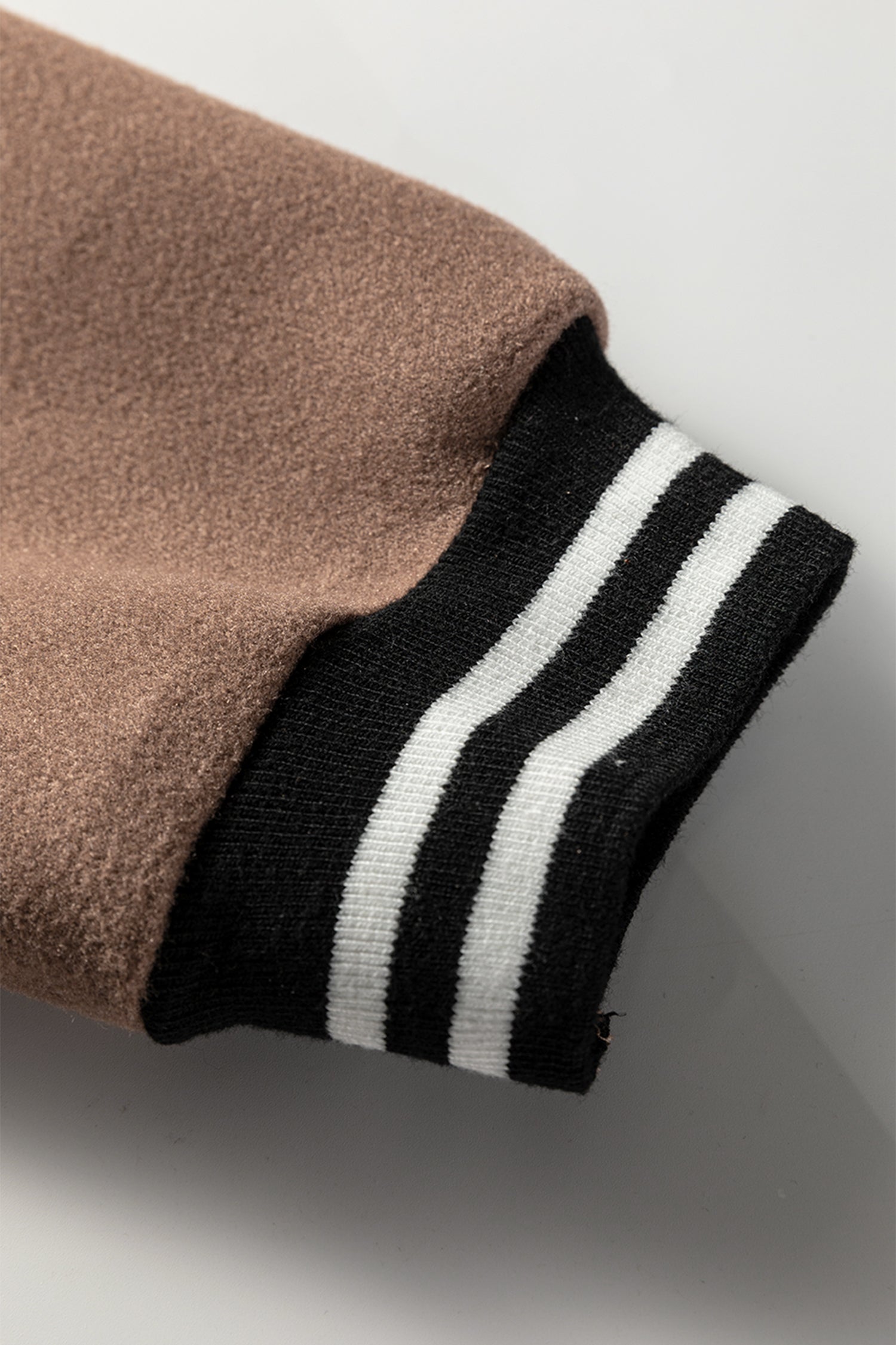 Four Leaf Clover Contrast Cuffed Drop Shoulder Zip up Tunic Hoodie-Tops / Dresses-[Adult]-[Female]-2022 Online Blue Zone Planet