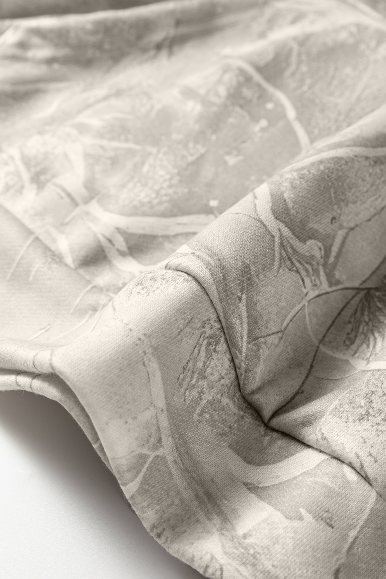 Beige Camouflage Woodland Print Oversized Sporty Hoodie-Tops / Dresses-[Adult]-[Female]-2022 Online Blue Zone Planet