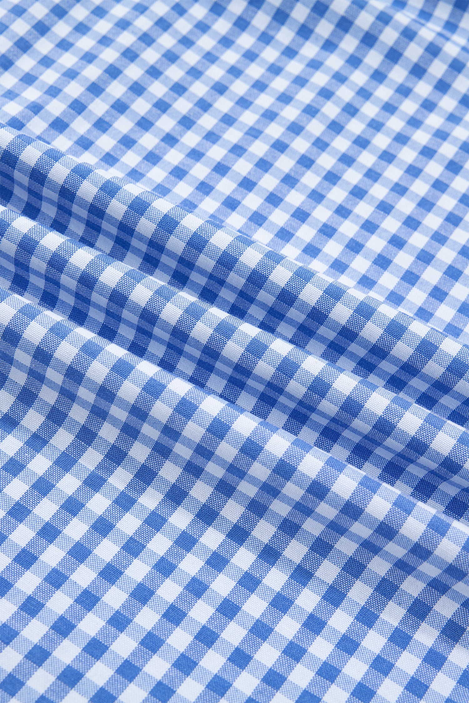 Sky Blue Summer Plaid V Neck Puff Sleeve Blouse-Tops/Blouses & Shirts-[Adult]-[Female]-2022 Online Blue Zone Planet
