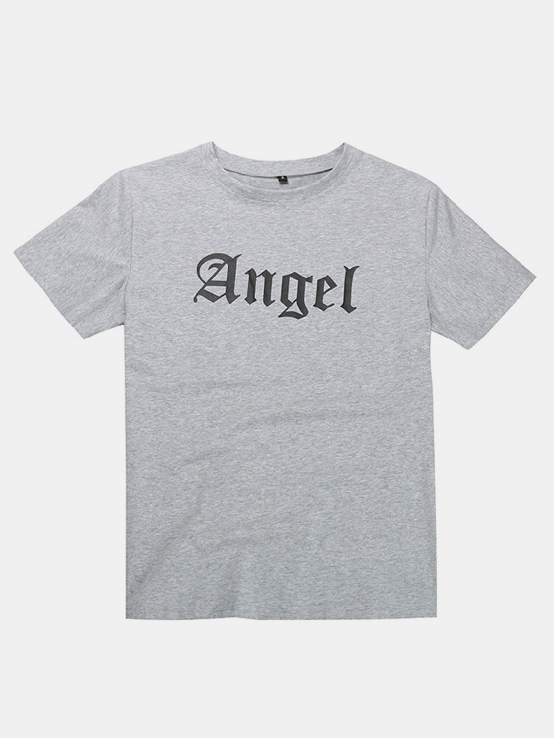 Perfee ANGEL Round Neck Short Sleeve T-Shirt-TOPS / DRESSES-[Adult]-[Female]-2022 Online Blue Zone Planet