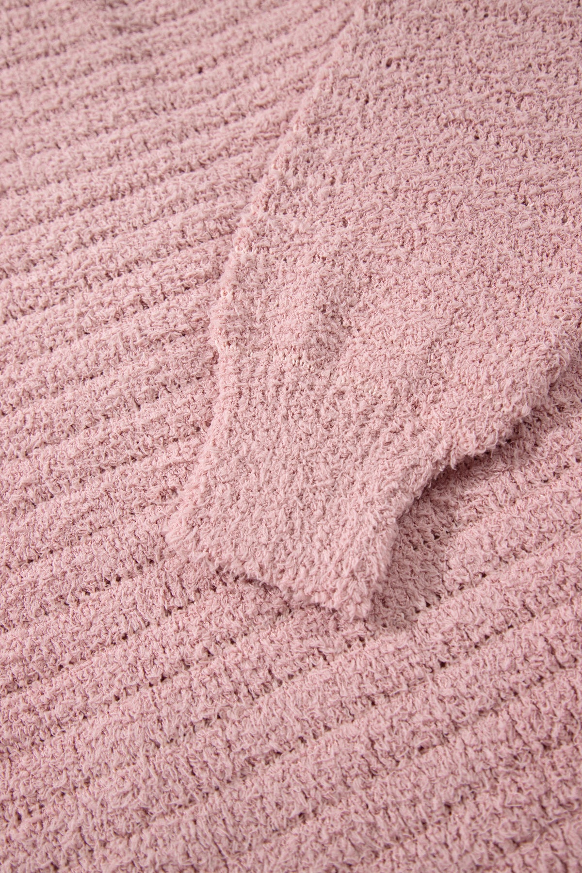 Light Pink Open Front Soft Fuzzy Ribbed Sweater Cardigan-TOPS / DRESSES-[Adult]-[Female]-2022 Online Blue Zone Planet