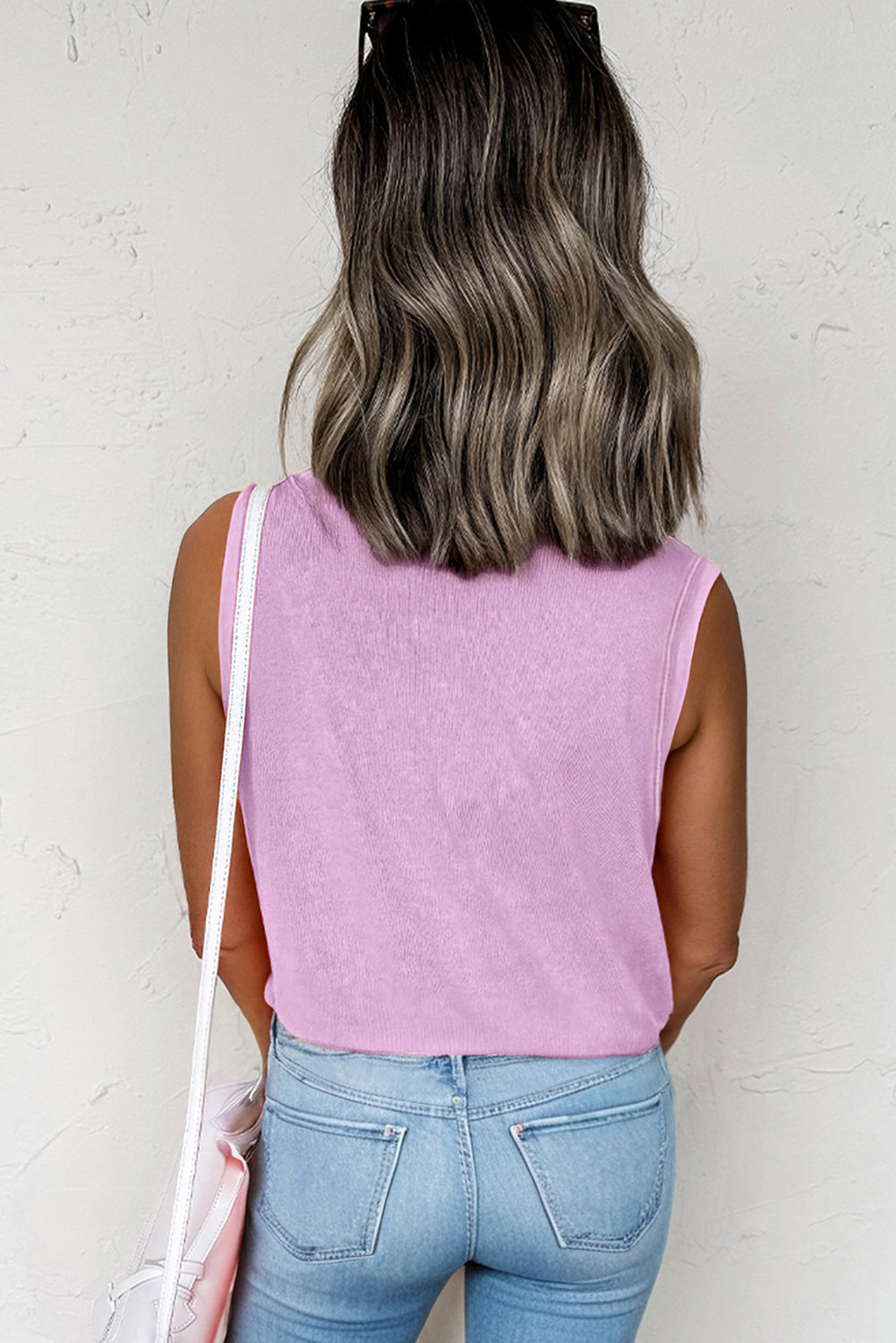 Phalaenopsis Mineral Wash Patched Chest Pocket Casual Tank Top-Tops/Tank Tops-[Adult]-[Female]-2022 Online Blue Zone Planet