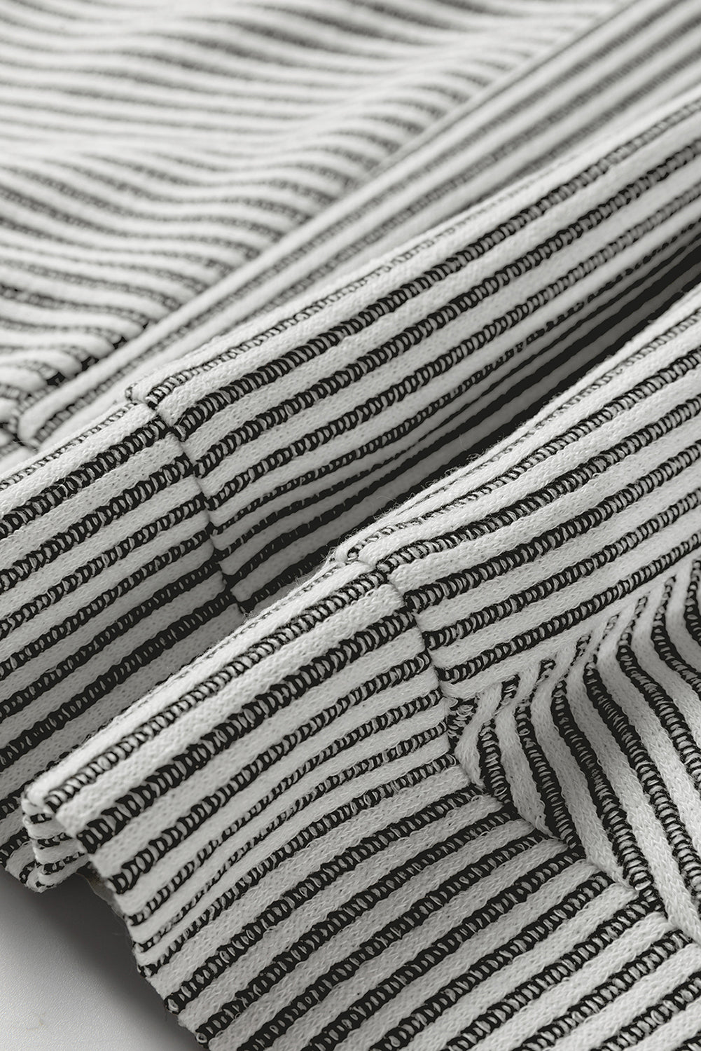 Gray Ribbed Knit Round Neck Long Lantern Sleeve Top-Tops/Long Sleeve Tops-[Adult]-[Female]-2022 Online Blue Zone Planet