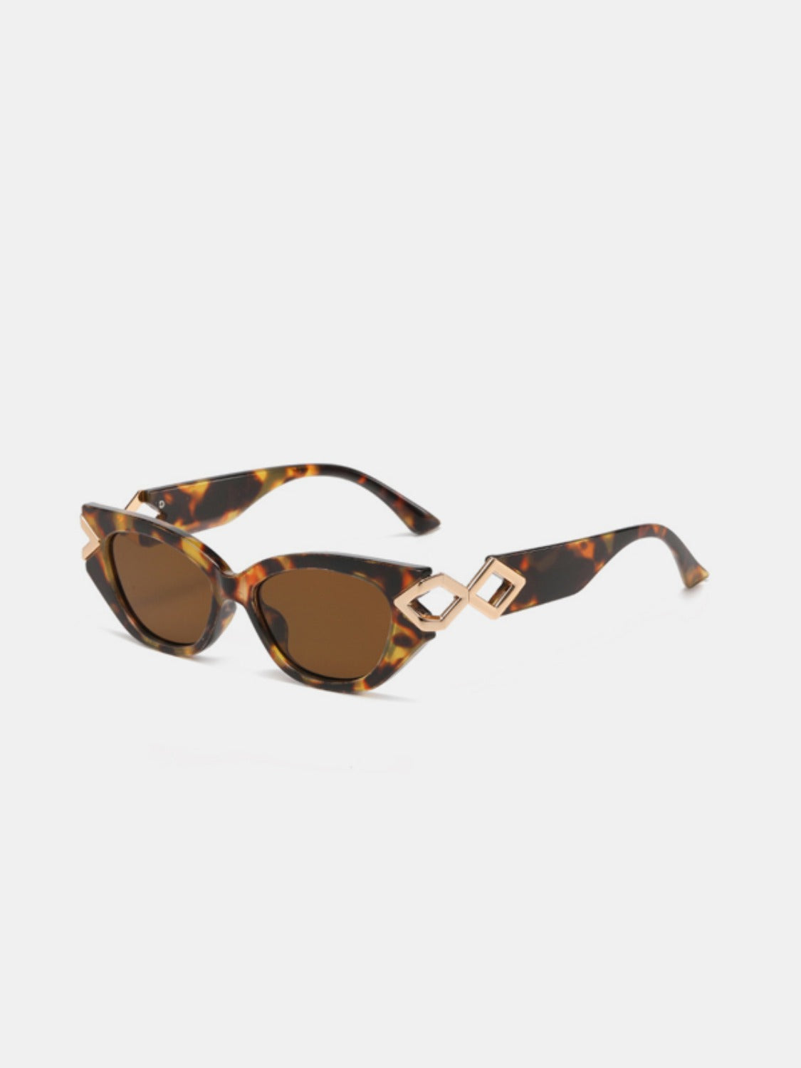 Polycarbonate Frame Cat-Eye Sunglasses-SUN GLASSES-[Adult]-[Female]-2022 Online Blue Zone Planet