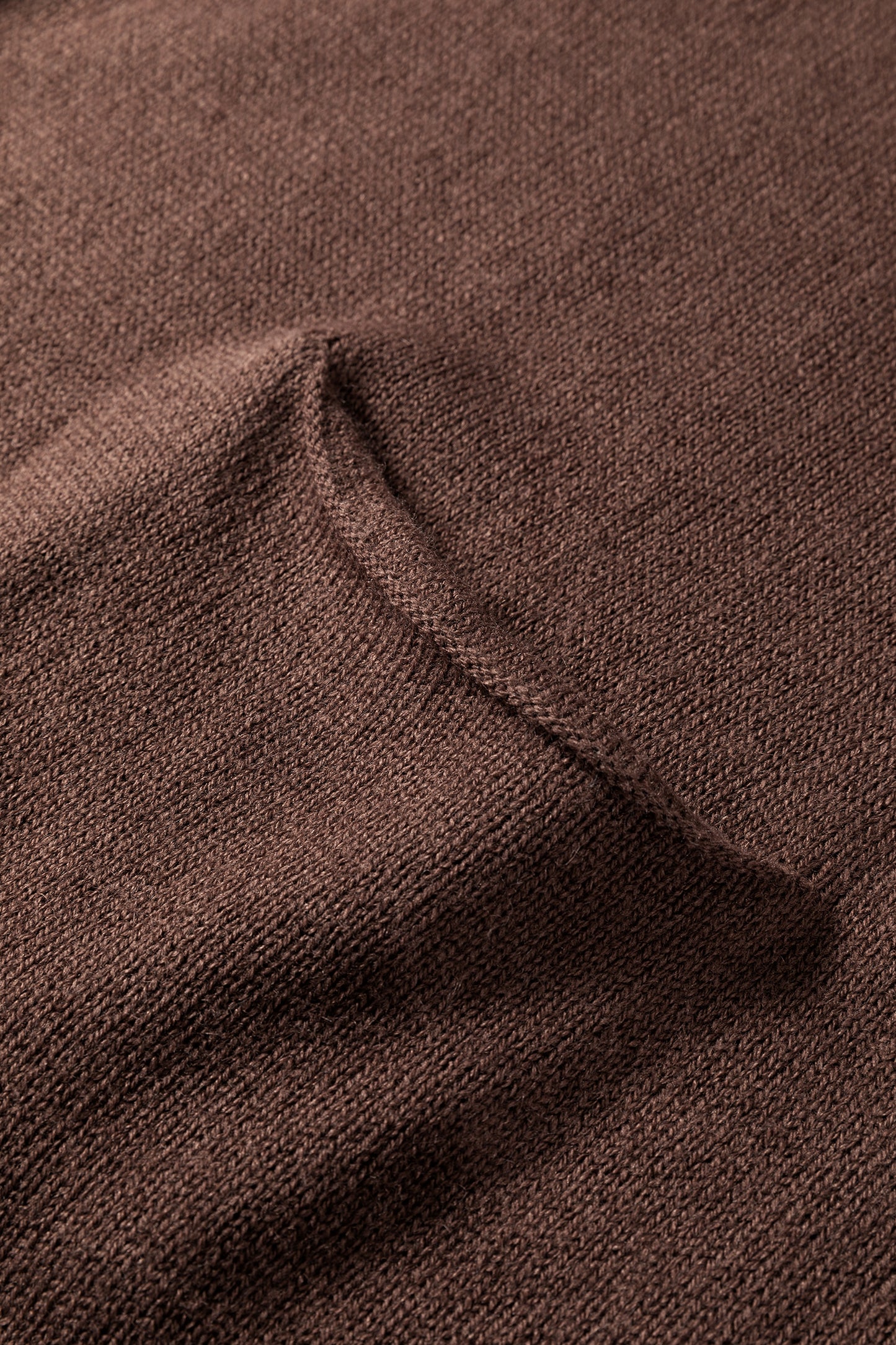 Delicacy Ribbed Deep V Neckline Front Pocketed Loose Tunic Sweater Vest