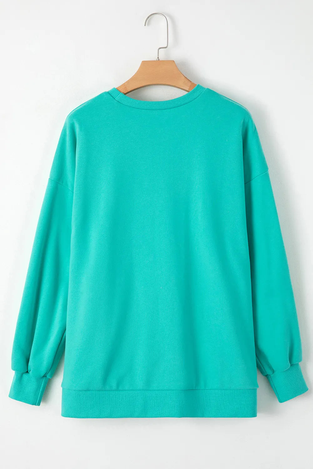 Round Neck Long Sleeve Sweatshirt-TOPS / DRESSES-[Adult]-[Female]-2022 Online Blue Zone Planet