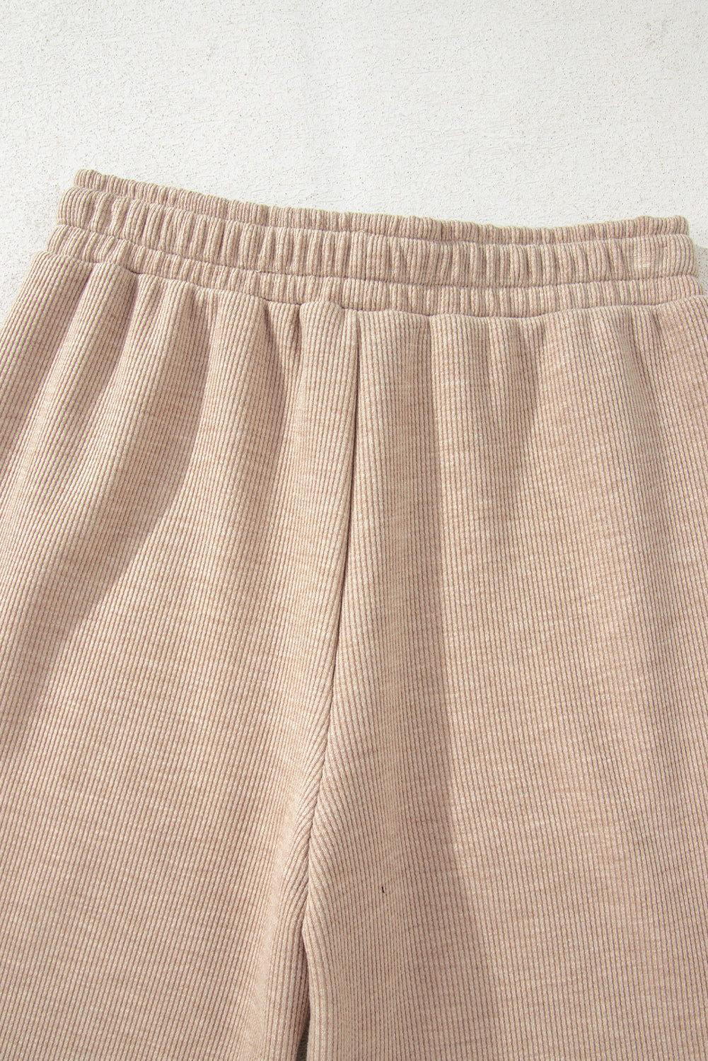 Gray Morn Corduroy Leopard Drawstring High Waist Trousers-TOPS / DRESSES-[Adult]-[Female]-2022 Online Blue Zone Planet