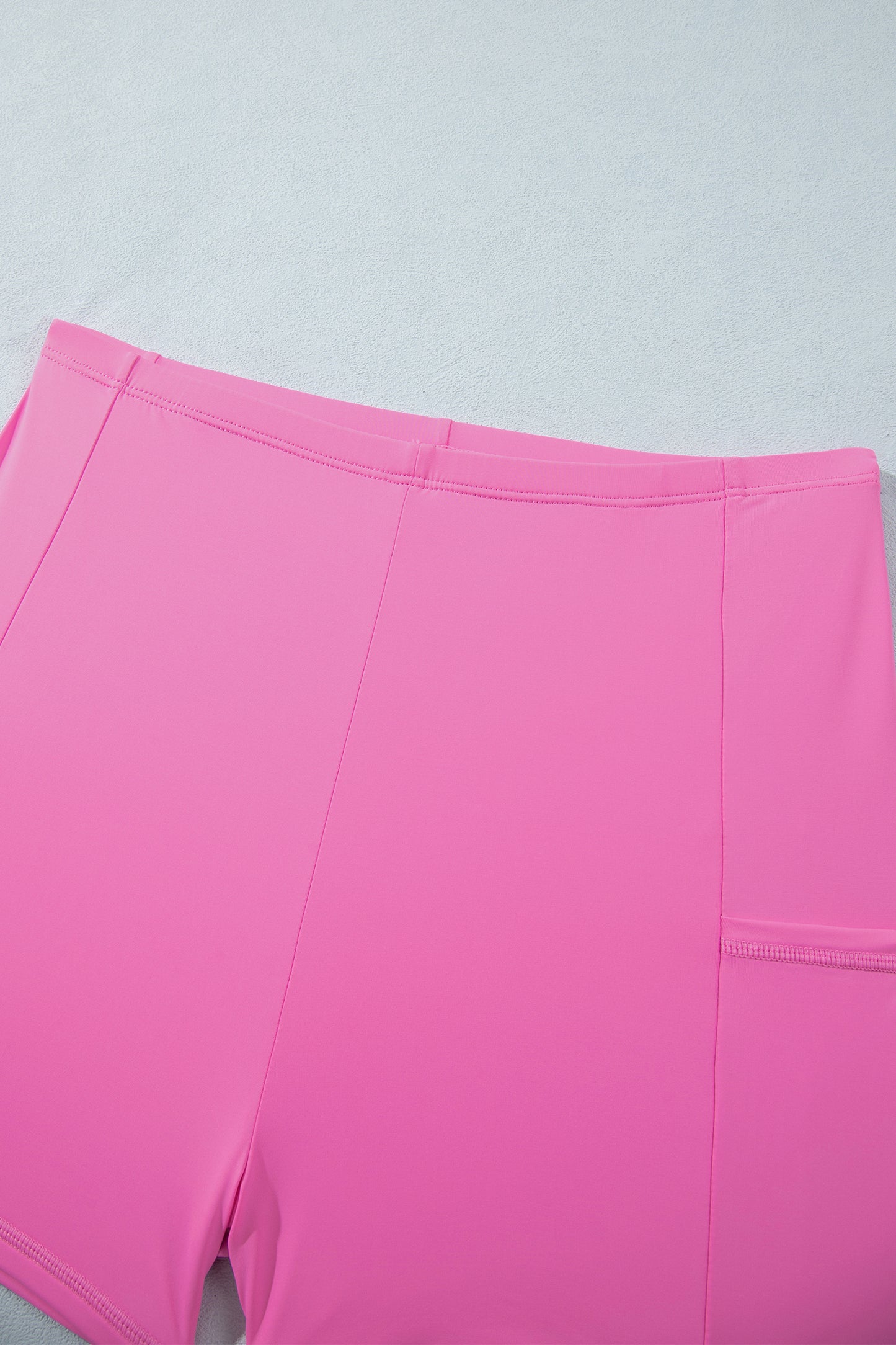 Bright Pink Twisted Strappy Back Active Mini Dress with Shorts-TOPS / DRESSES-[Adult]-[Female]-2022 Online Blue Zone Planet