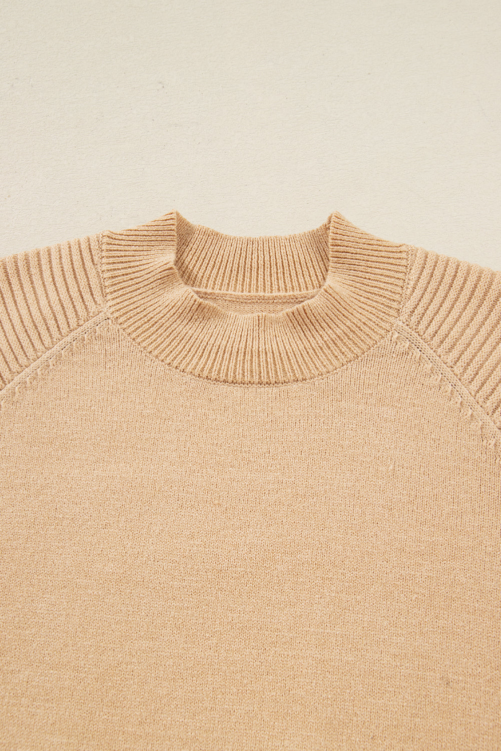 Smoke Gray High Neck Puff Sleeve Sweater Pleated Mini Skirt 2pcs Knitted Outfit-TOPS / DRESSES-[Adult]-[Female]-2022 Online Blue Zone Planet