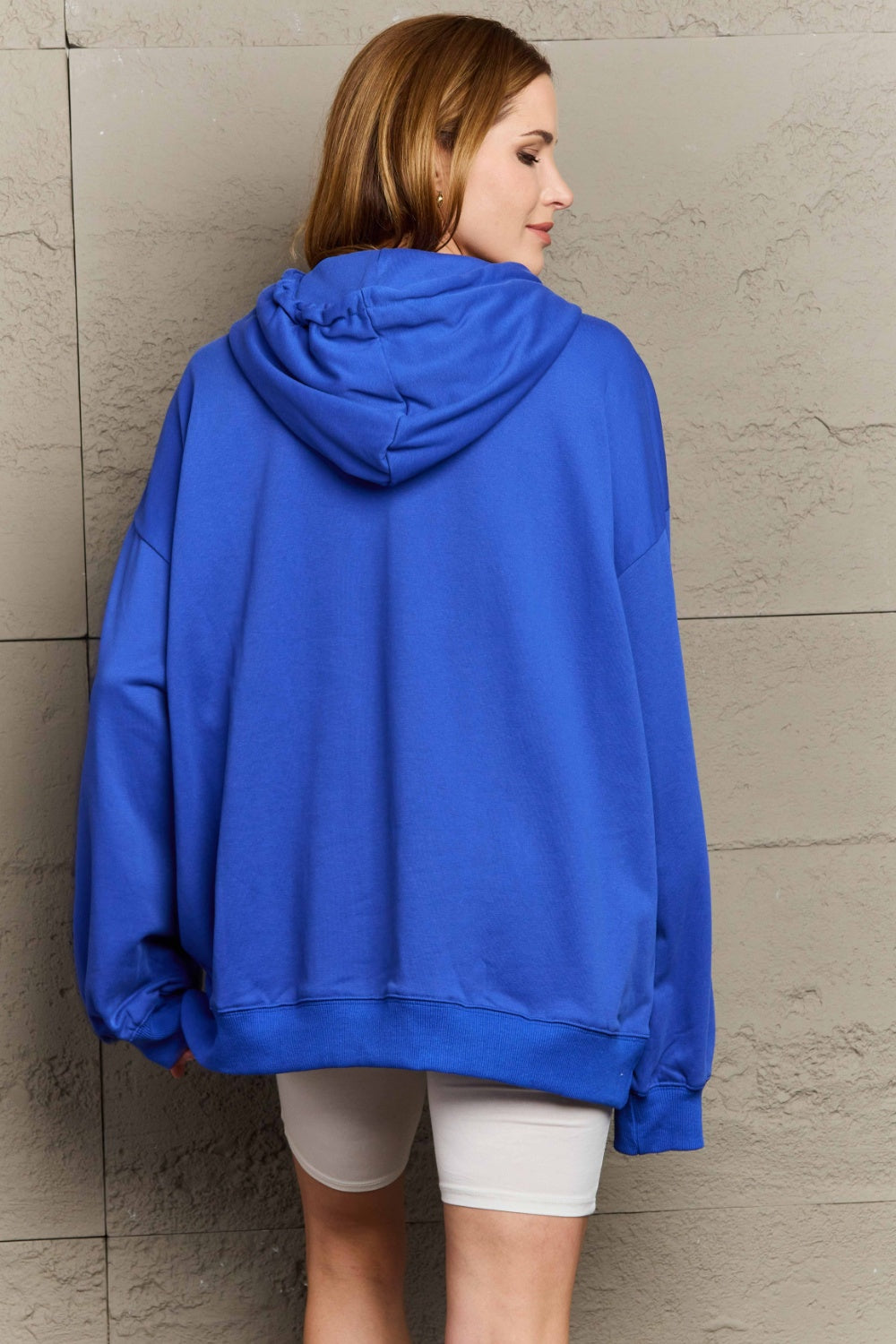 Full Size Drawstring Long Sleeve Hoodie-TOPS / DRESSES-[Adult]-[Female]-2022 Online Blue Zone Planet