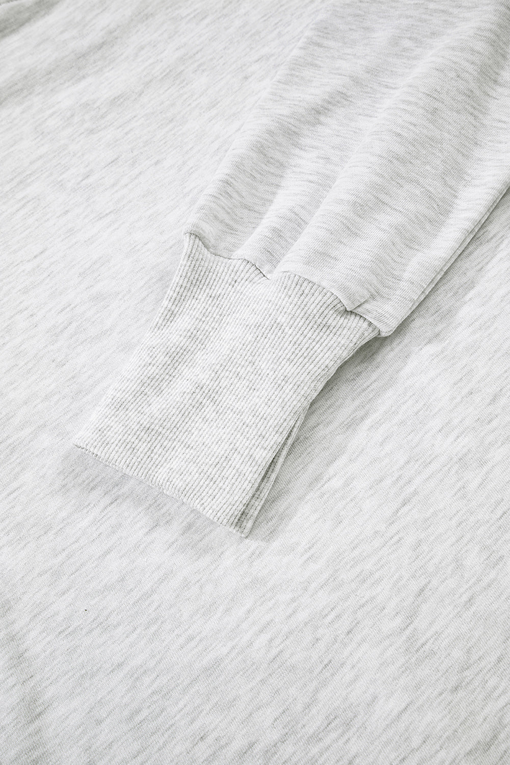Light Grey Faded Varsity Print Loose Pullover Top-Tops/Long Sleeve Tops-[Adult]-[Female]-2022 Online Blue Zone Planet