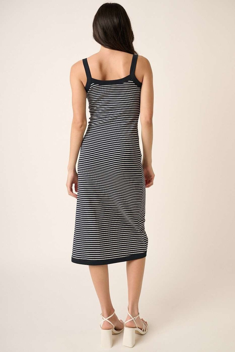 Mittoshop Contrast Striped Midi Cami Dress-TOPS / DRESSES-[Adult]-[Female]-2022 Online Blue Zone Planet