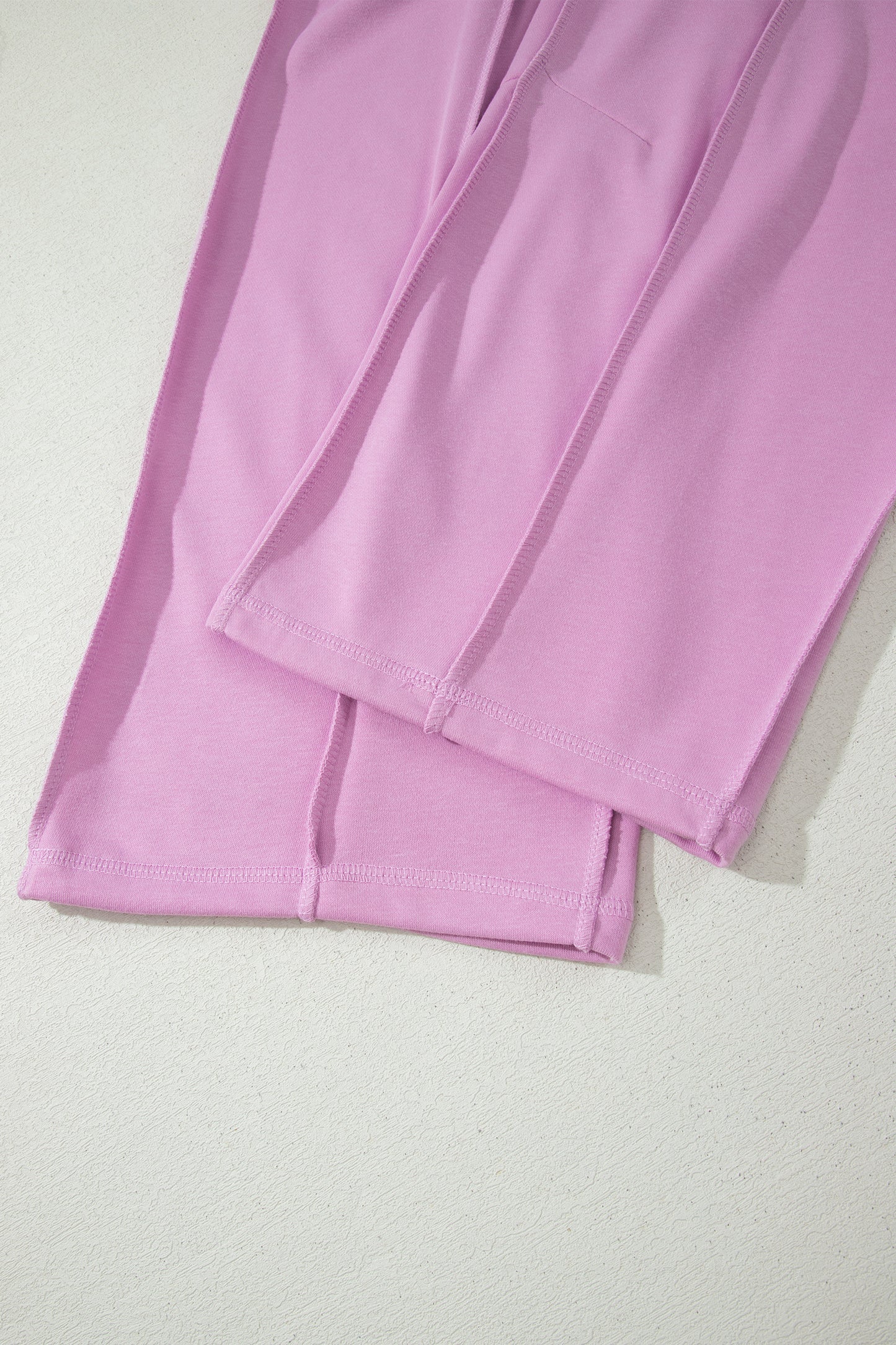 Sky Blue Drop Shoulder Boxy Tee and Barrel Pants Set-Two Piece Sets/Pant Sets-[Adult]-[Female]-2022 Online Blue Zone Planet