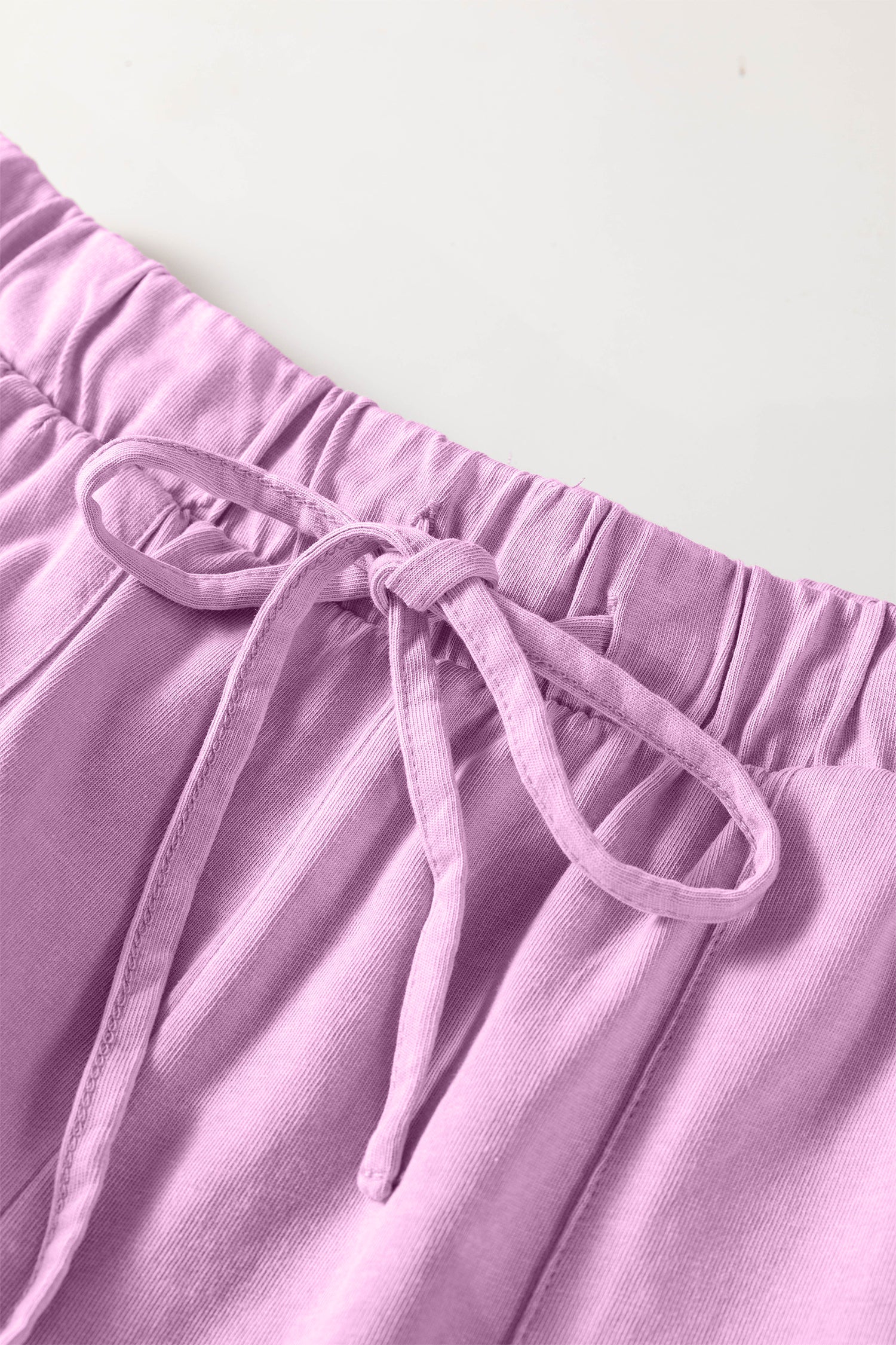 Orchid Bouquet Mineral Wash Cotton Short Set-Two Piece Sets/Short Sets-[Adult]-[Female]-2022 Online Blue Zone Planet