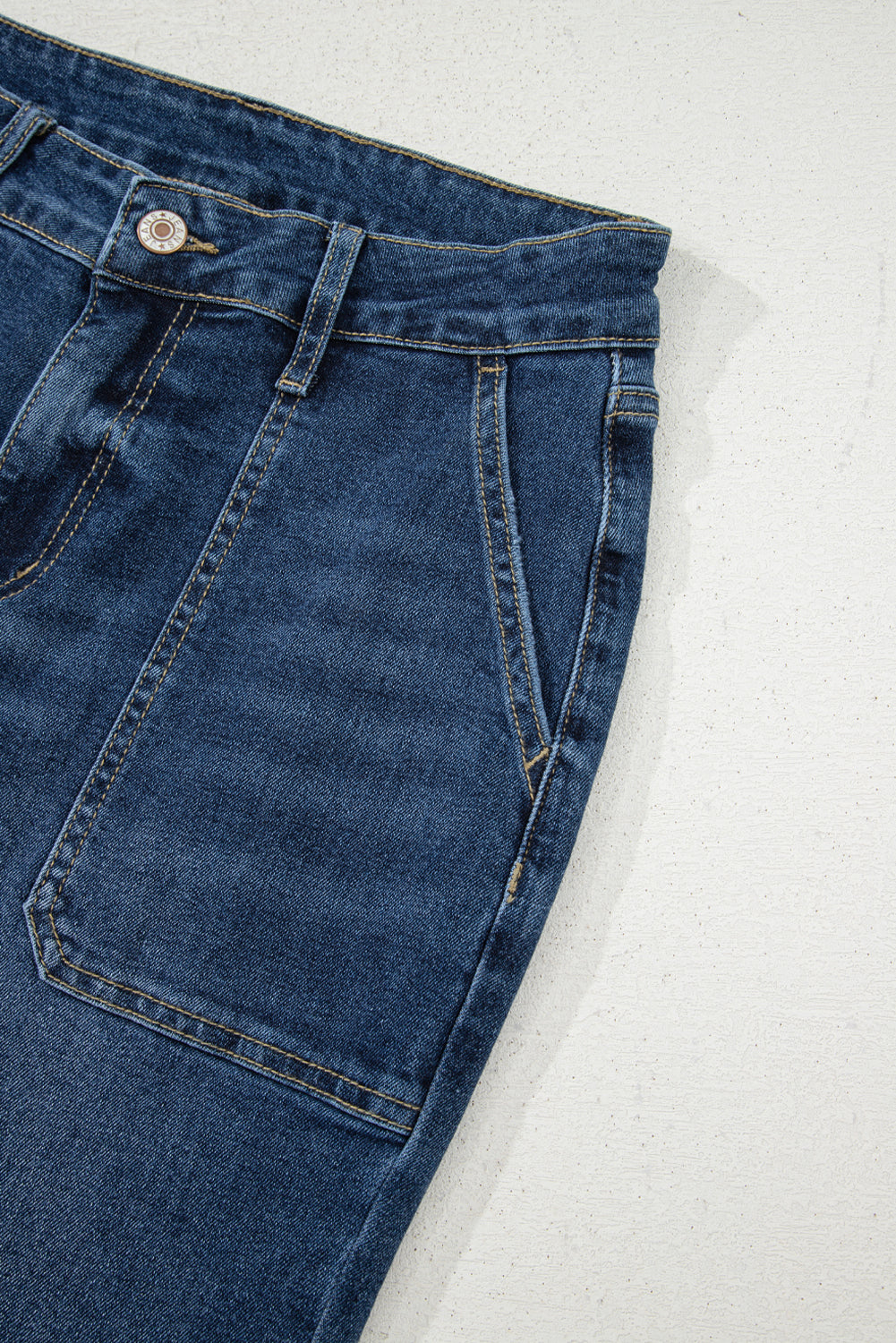Ashleigh Blue Cropped High Rise Wide Leg Jeans-Bottoms/Jeans-[Adult]-[Female]-2022 Online Blue Zone Planet