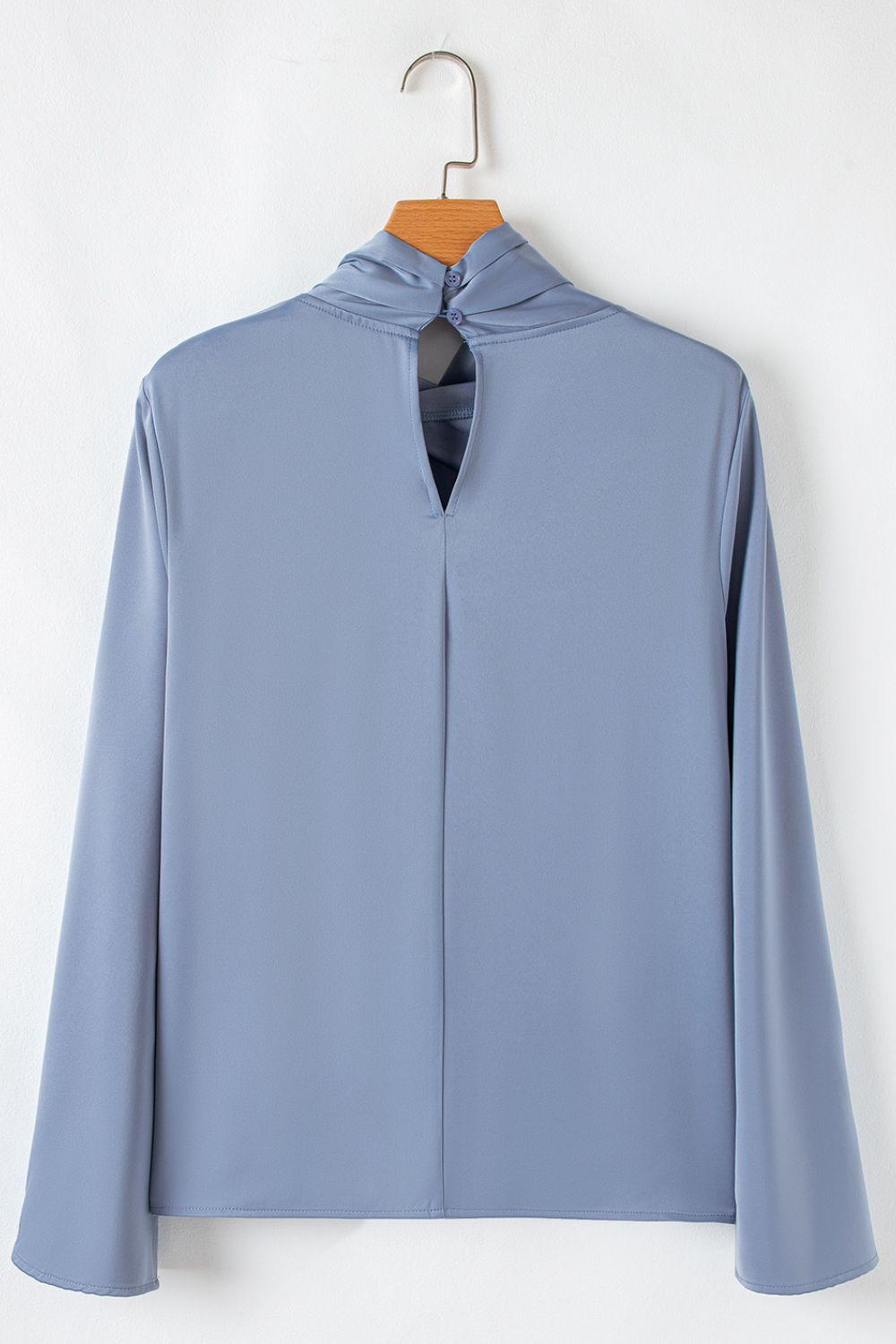 Cutout Turtleneck Long Sleeve Blouse-TOPS / DRESSES-[Adult]-[Female]-2022 Online Blue Zone Planet