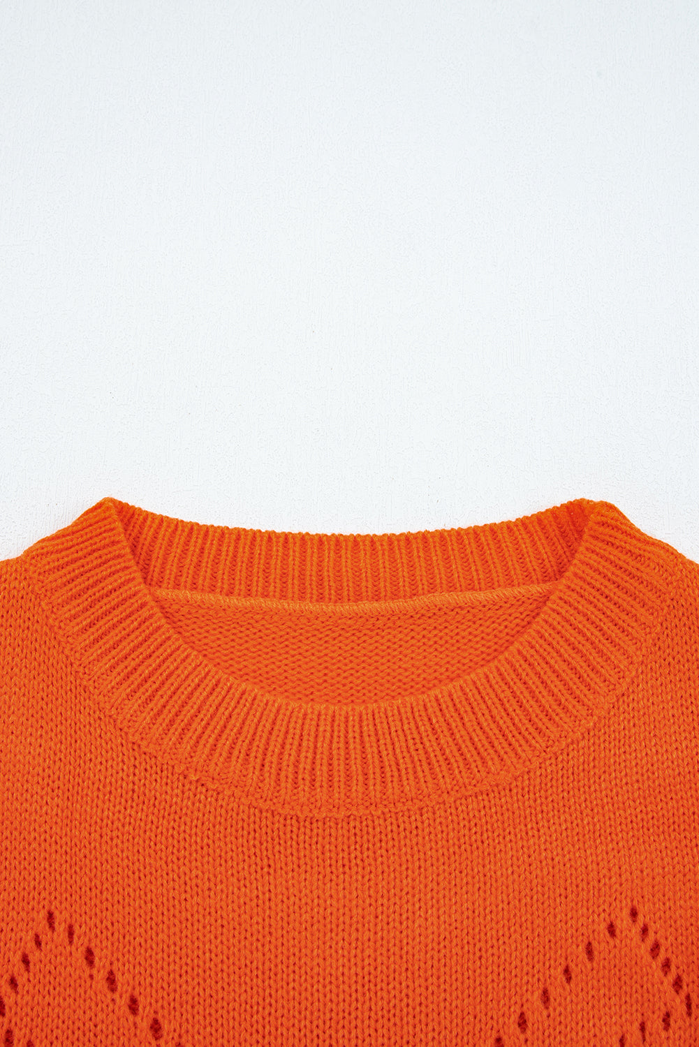 Flamingo Halloween Spooky Face Hollowed Pattern Casual Sweater-TOPS / DRESSES-[Adult]-[Female]-2022 Online Blue Zone Planet