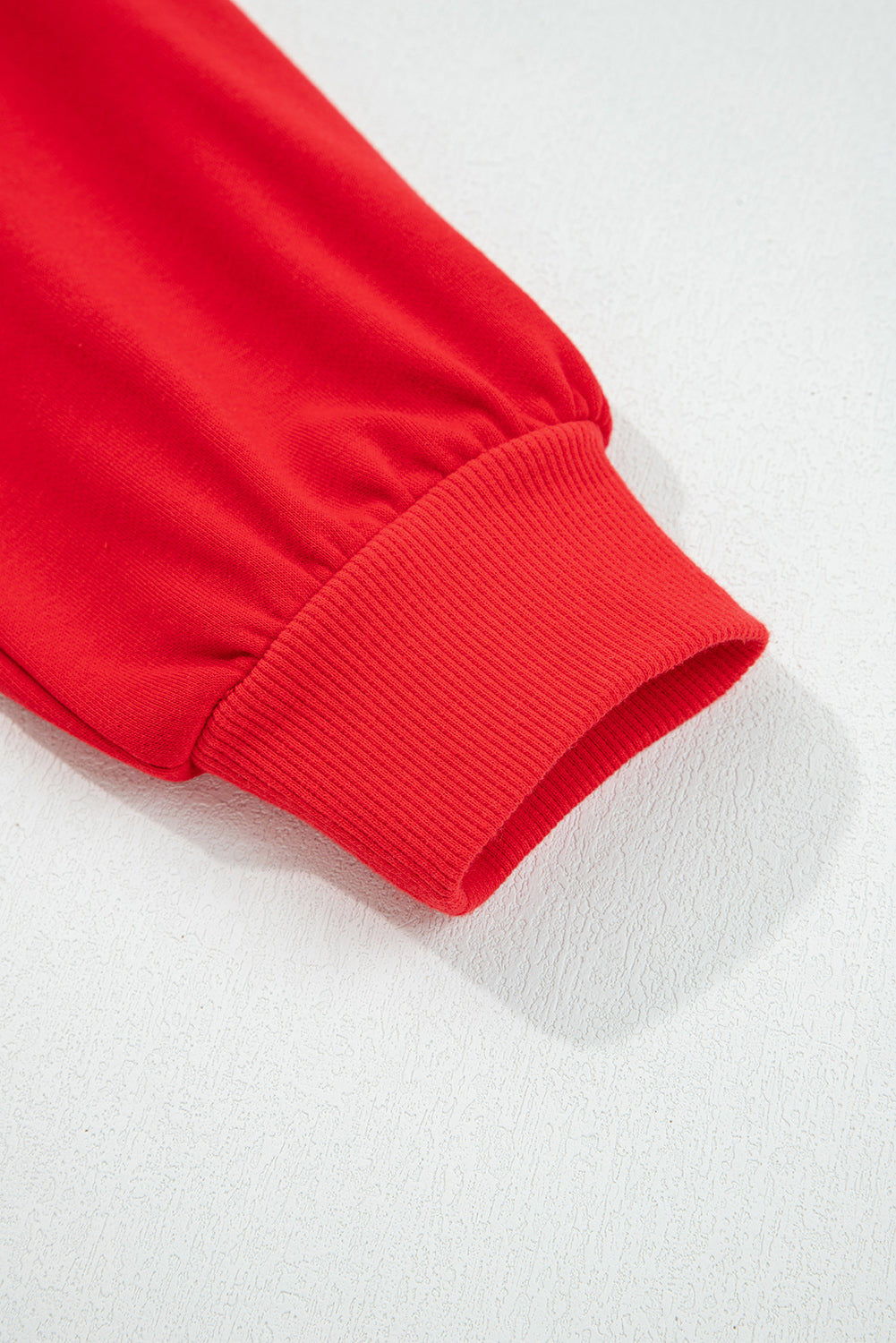 Fiery Red How Bout Them Dawgs Embroidered Script Balloon Sleeve Sweatshirt-Tops/Sweatshirts & Hoodies-[Adult]-[Female]-2022 Online Blue Zone Planet