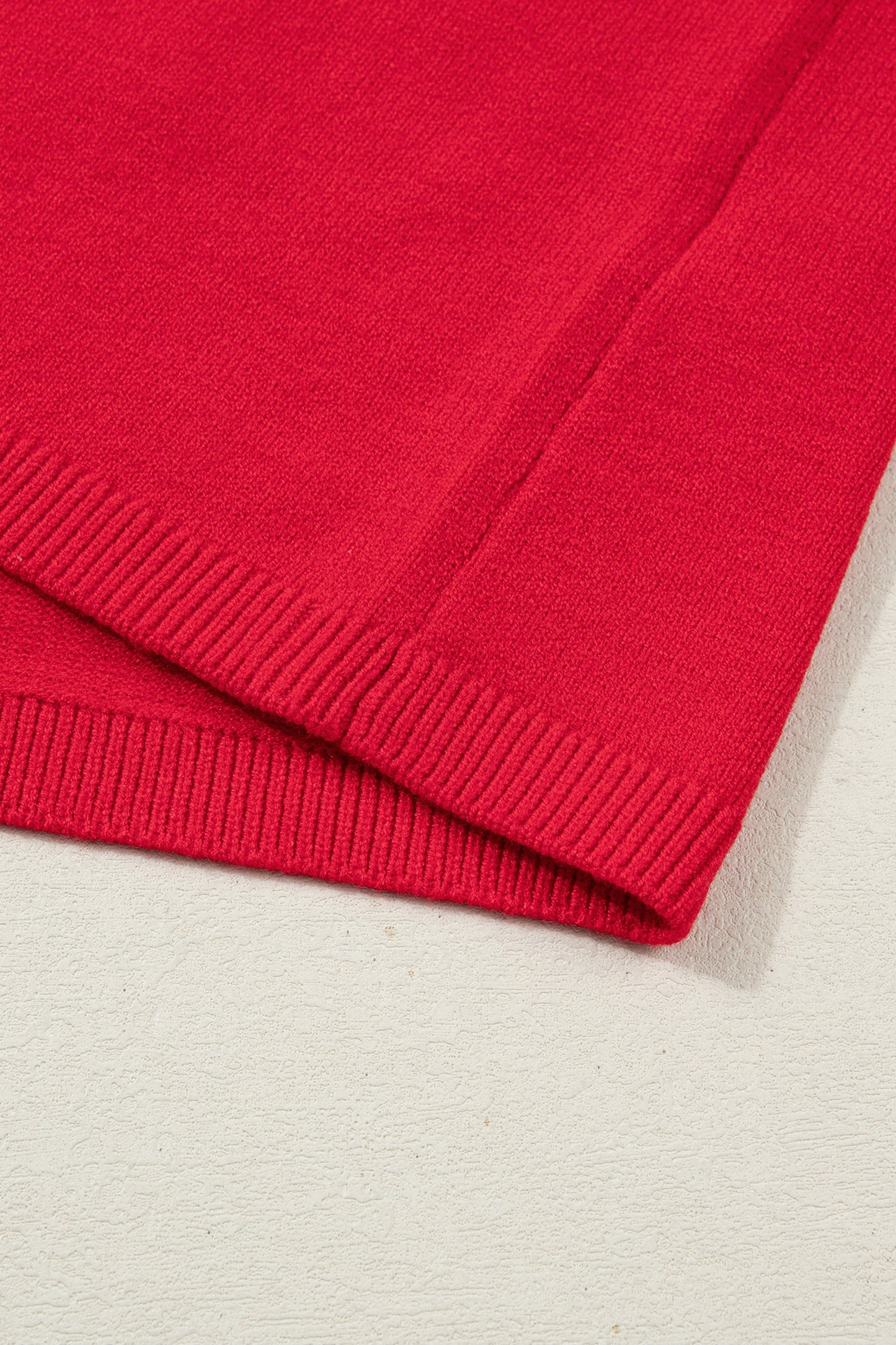 Fiery Red Yeehaw Embroidered Letter Loose Short Sleeve Sweater-TOPS / DRESSES-[Adult]-[Female]-2022 Online Blue Zone Planet