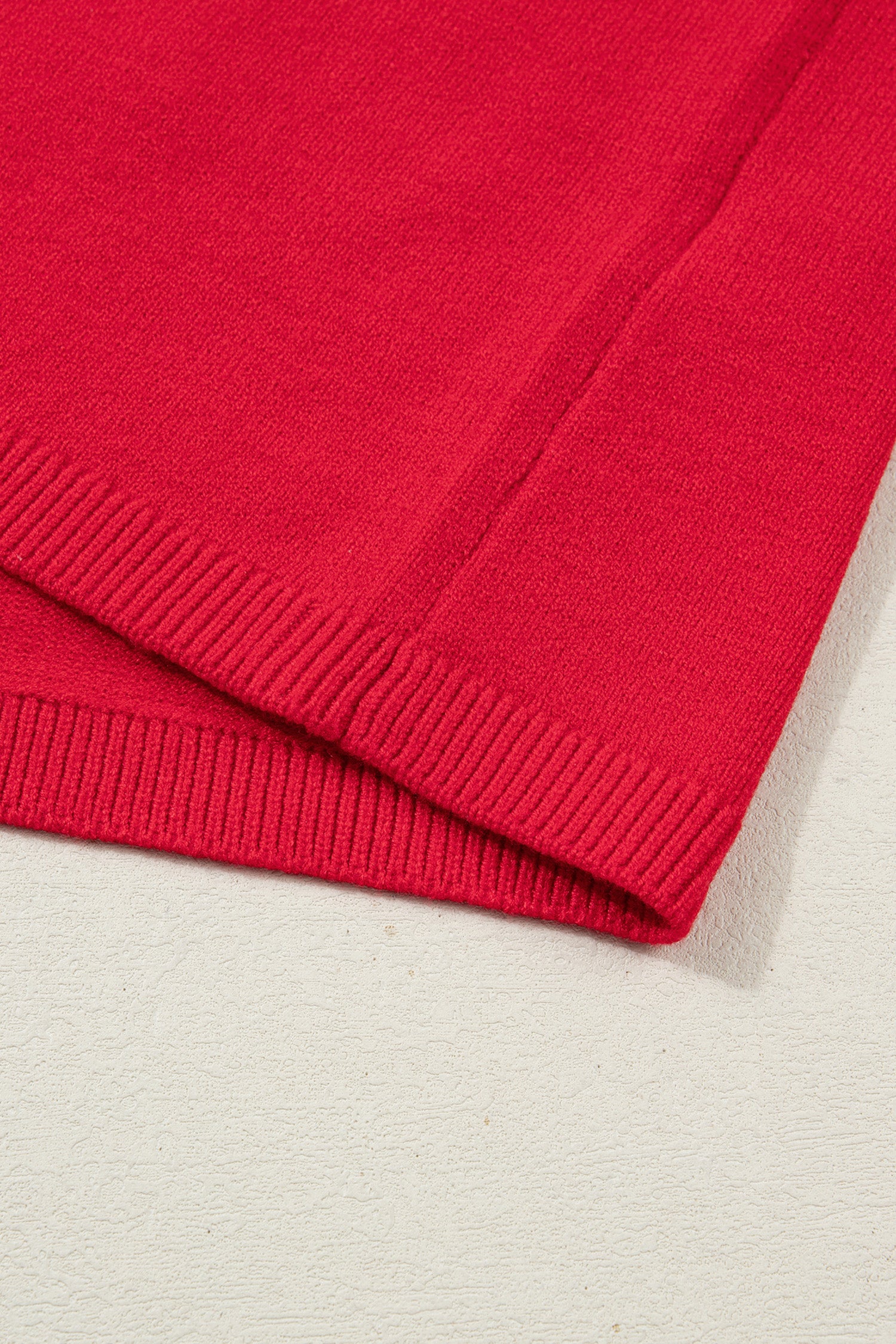 Fiery Red Yeehaw Embroidered Letter Loose Short Sleeve Sweater-TOPS / DRESSES-[Adult]-[Female]-2022 Online Blue Zone Planet