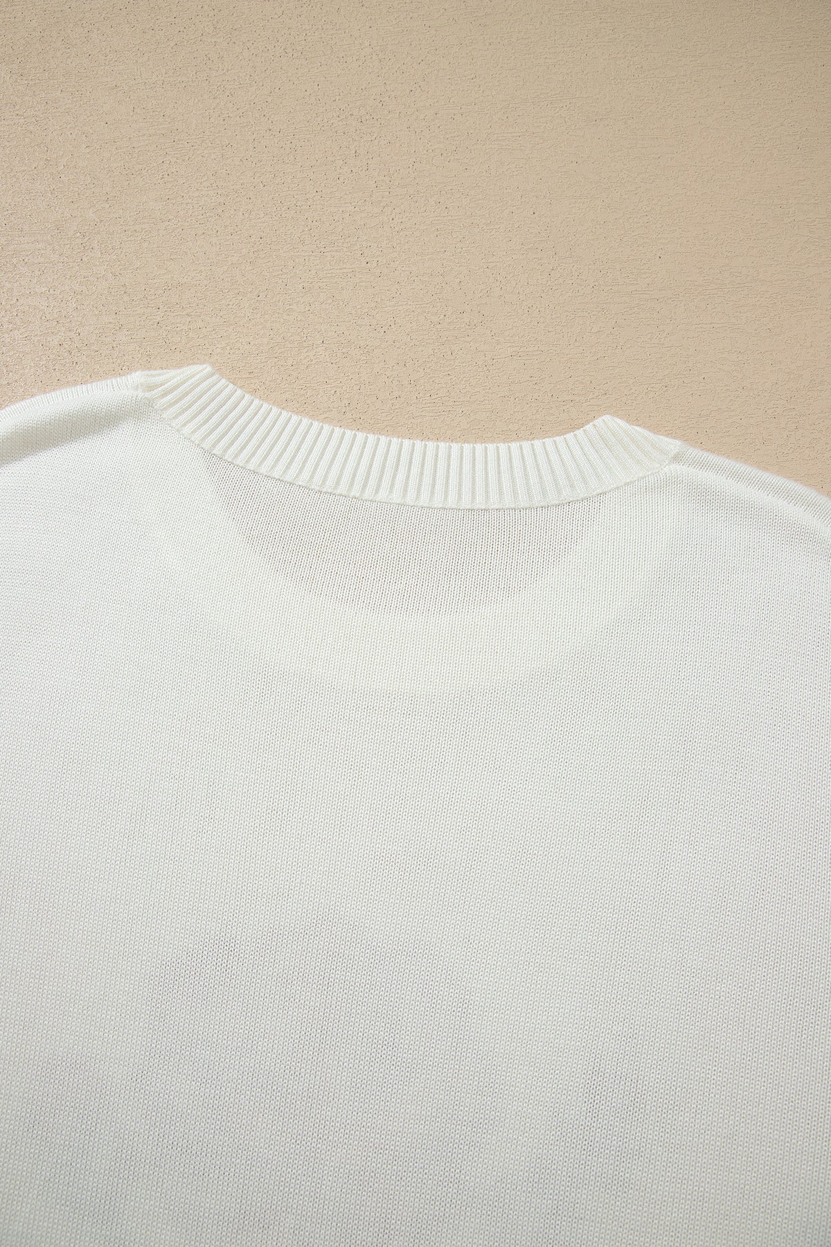 White Western Floral Dropped Shoulder Lightweight Knit Sweater-TOPS / DRESSES-[Adult]-[Female]-2022 Online Blue Zone Planet