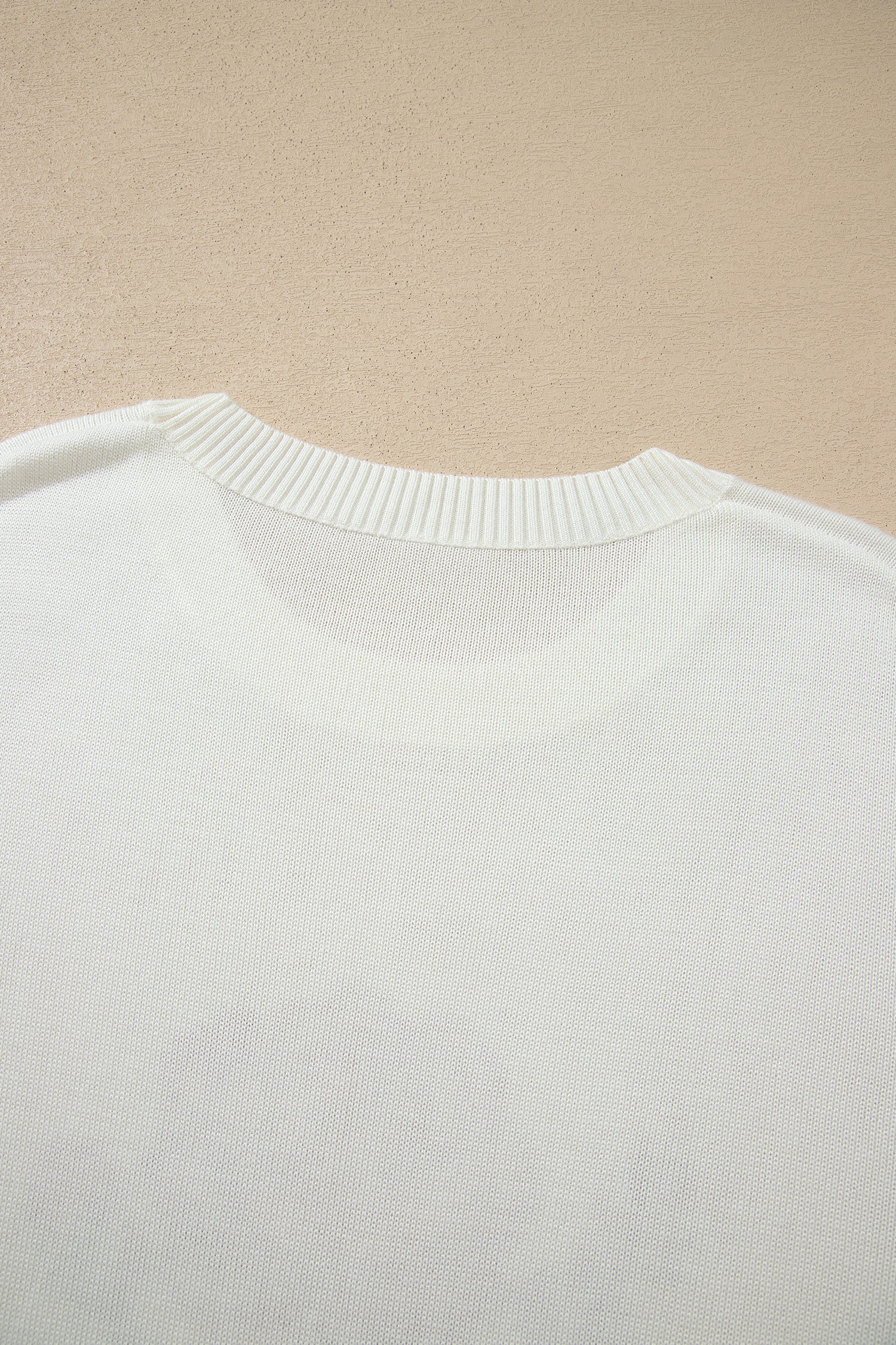White Western Floral Dropped Shoulder Lightweight Knit Sweater-TOPS / DRESSES-[Adult]-[Female]-2022 Online Blue Zone Planet