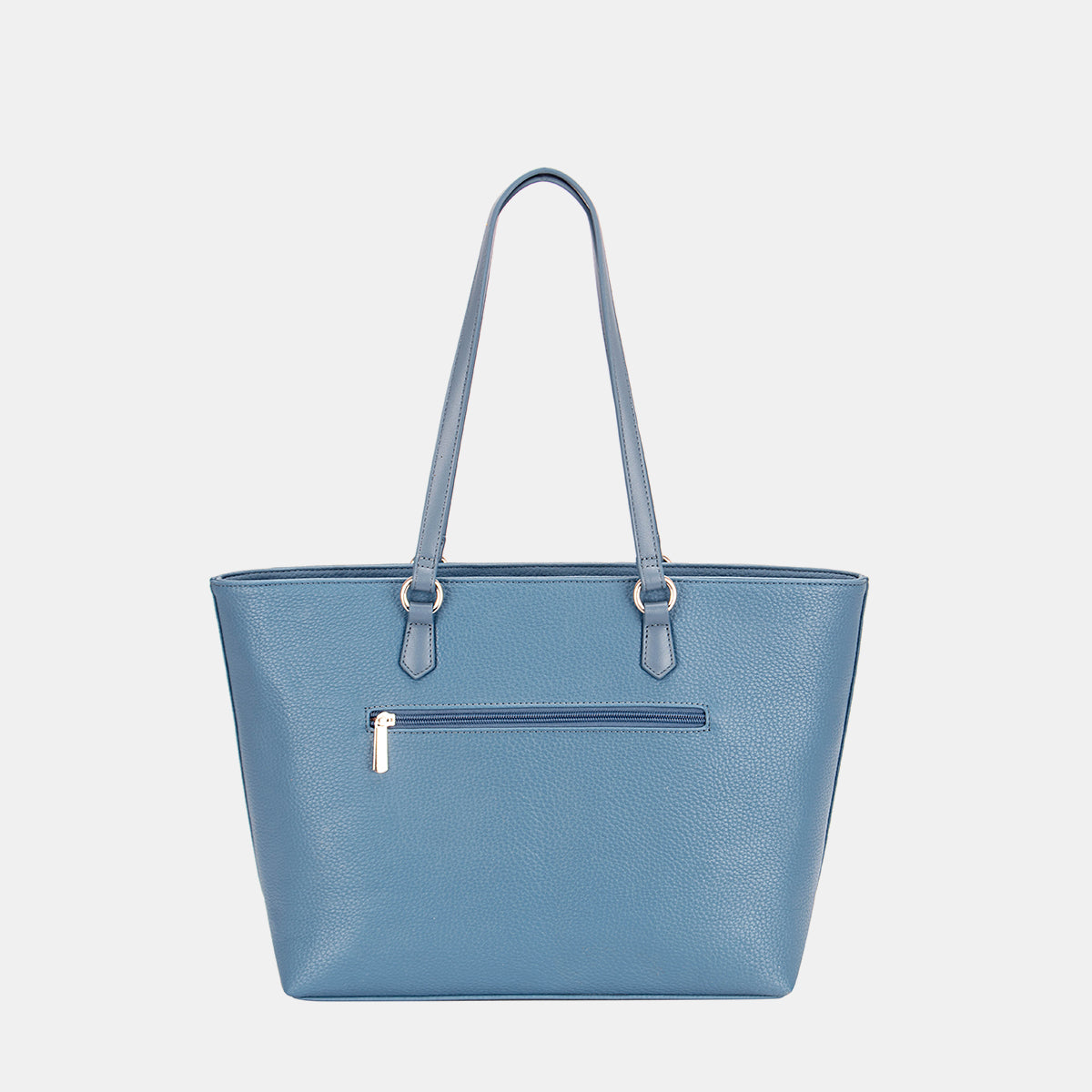 David Jones PU Leather Tote Bag-HANDBAGS-[Adult]-[Female]-2022 Online Blue Zone Planet