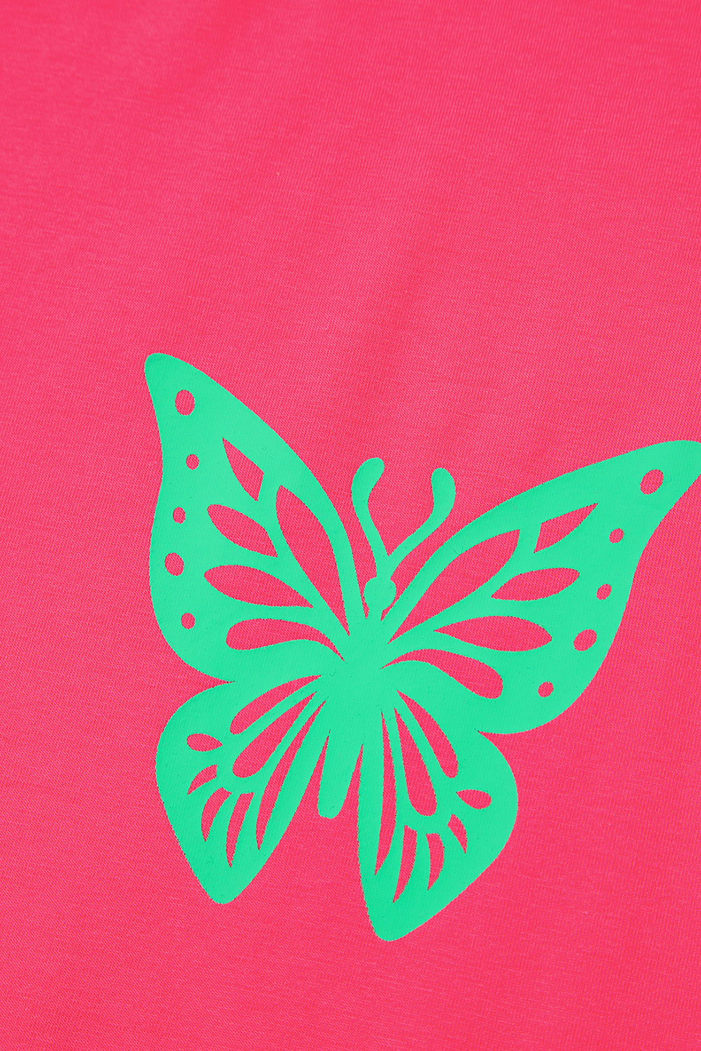Sachet Pink Butterfly Graphic Casual Tank Top-Tops/Tank Tops-[Adult]-[Female]-2022 Online Blue Zone Planet