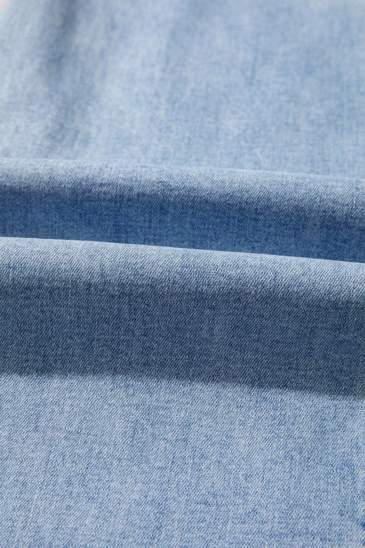Sail Blue Raw Hem Turnup Loose Ankle-length Jeans-Bottoms/Jeans-[Adult]-[Female]-2022 Online Blue Zone Planet