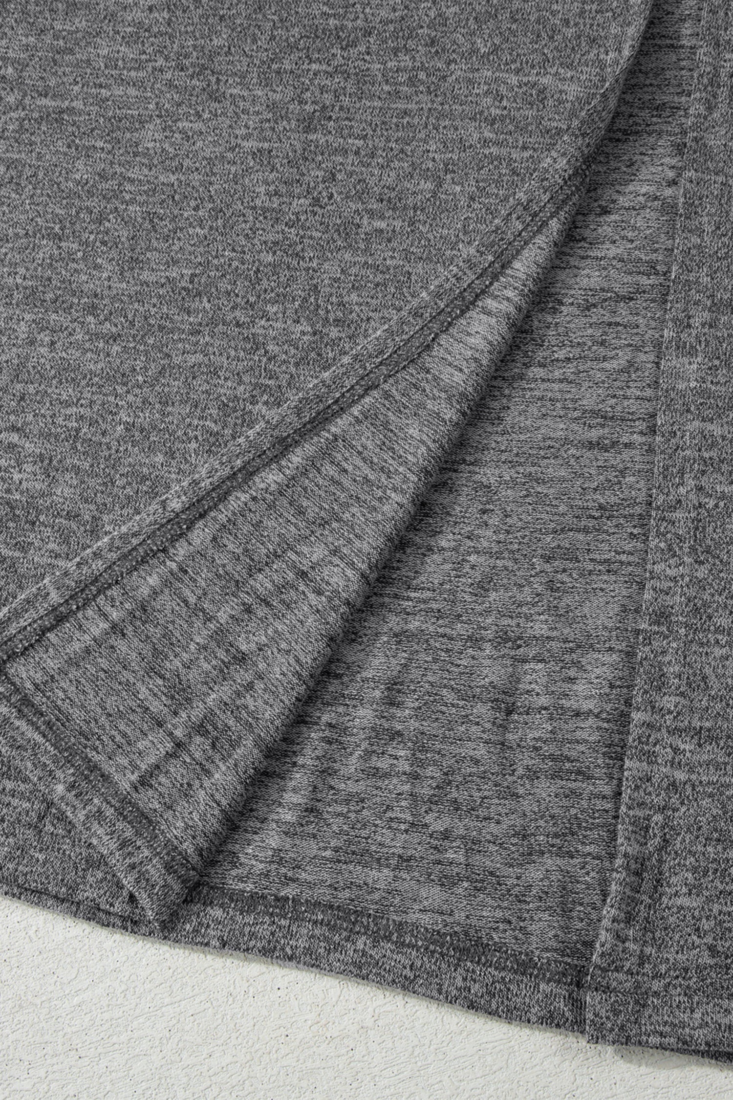 Dark Grey 3pcs V Neck T Shirt Ribbon Knot Pants Open Duster 3pcs Lounge Set-Loungewear & Sleepwear/Loungewear-[Adult]-[Female]-2022 Online Blue Zone Planet