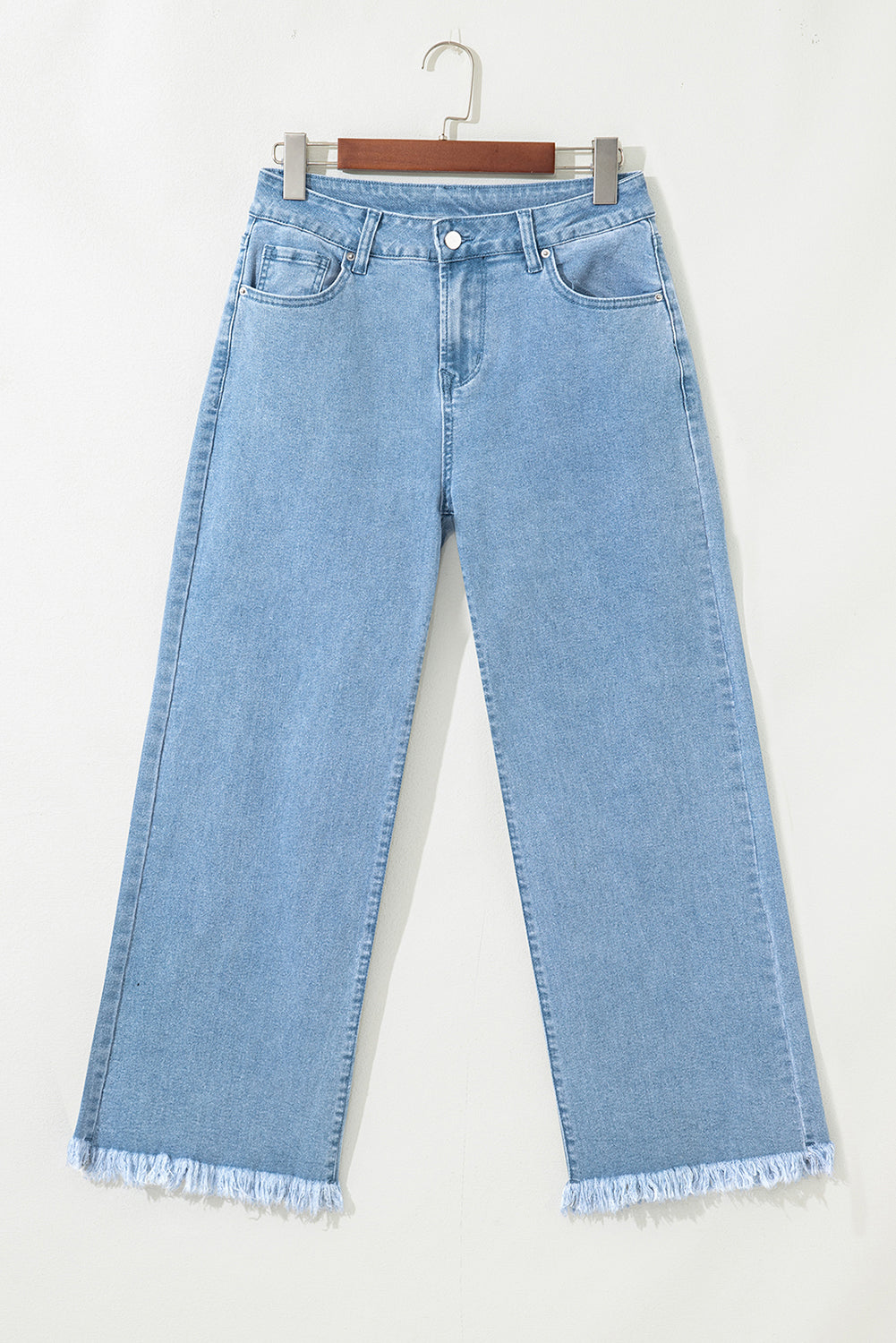 Myosotis Acid Washed High Rise Cropped Wide Leg Jeans-Bottoms/Jeans-[Adult]-[Female]-2022 Online Blue Zone Planet