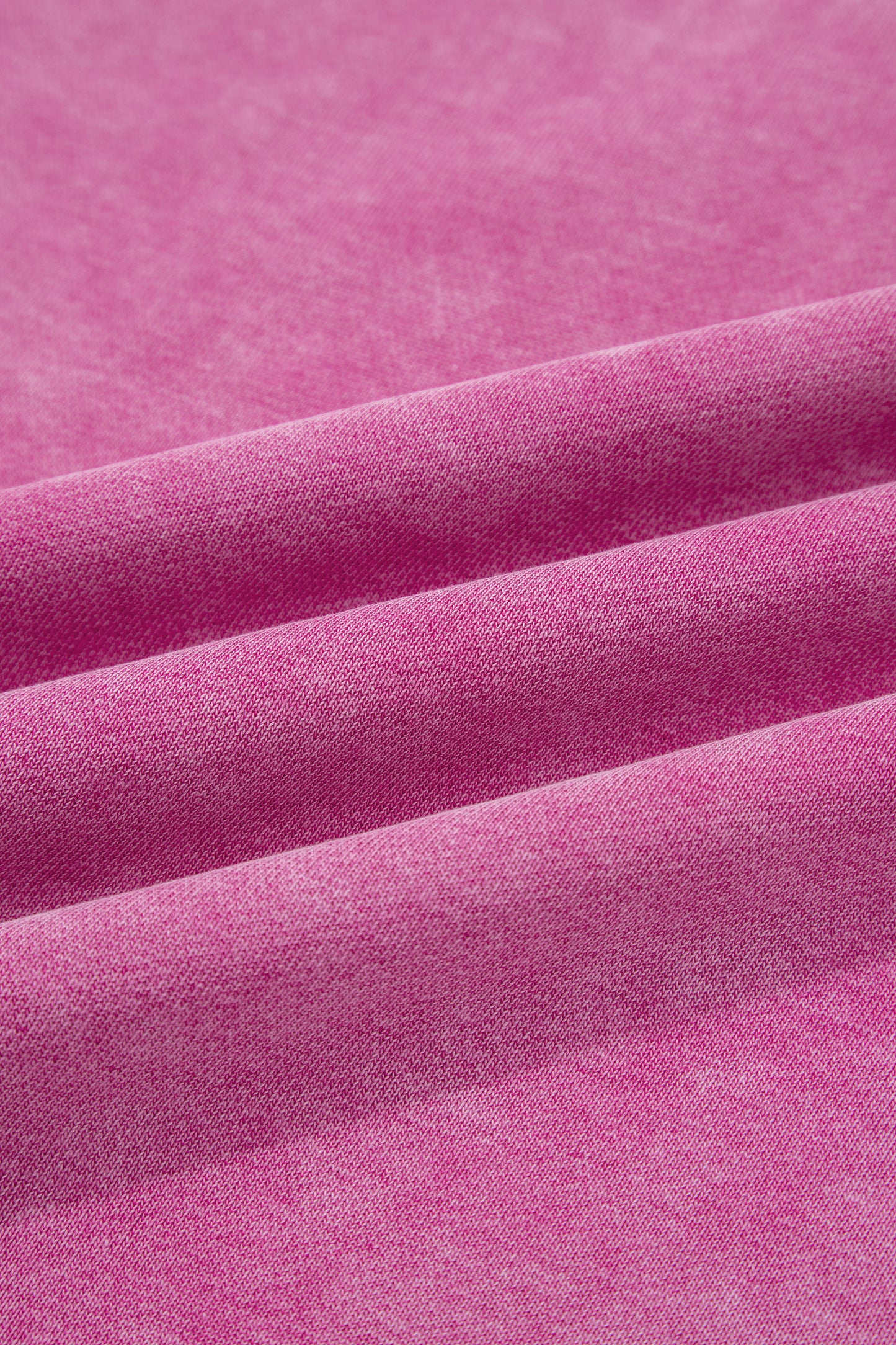 Rose Red Mineral Wash Exposed Seam Side Slit Sweatshirt-Tops/Sweatshirts & Hoodies-[Adult]-[Female]-2022 Online Blue Zone Planet