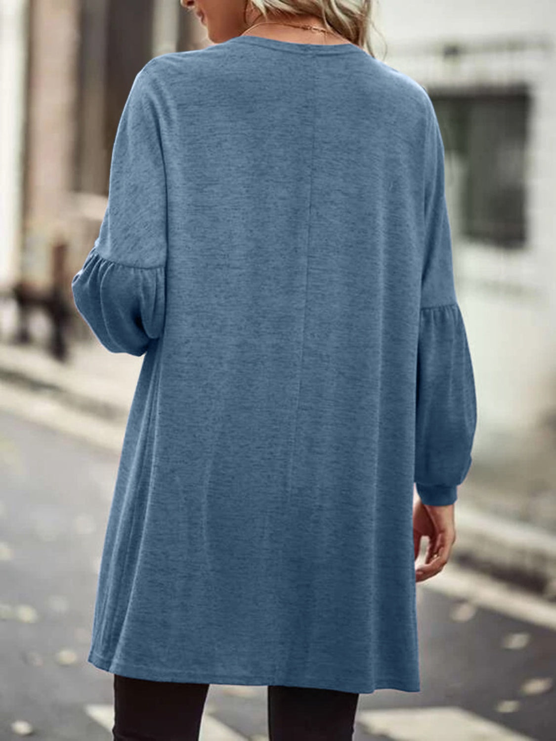 Open Front Long Sleeve Cardigan-TOPS / DRESSES-[Adult]-[Female]-2022 Online Blue Zone Planet