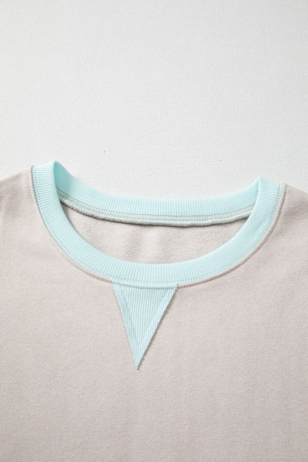 Jet Stream Striped Colorblock Patchwork Drop Shoulder Sweatshirt-Tops/Sweatshirts & Hoodies-[Adult]-[Female]-2022 Online Blue Zone Planet