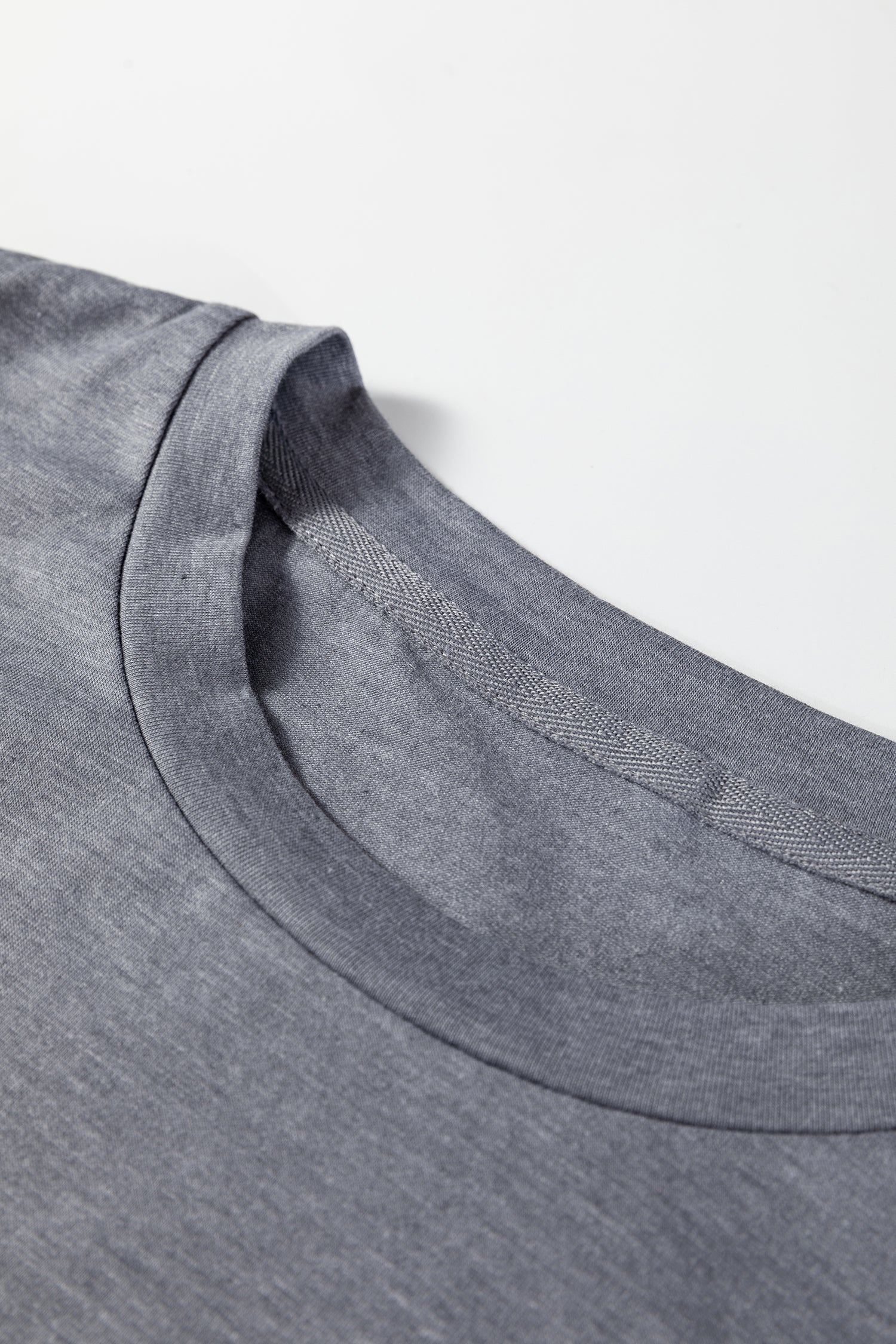 Gray Flag Pattern Sunflower Graphic Crew Neck Tee-Graphic/Graphic Tees-[Adult]-[Female]-2022 Online Blue Zone Planet