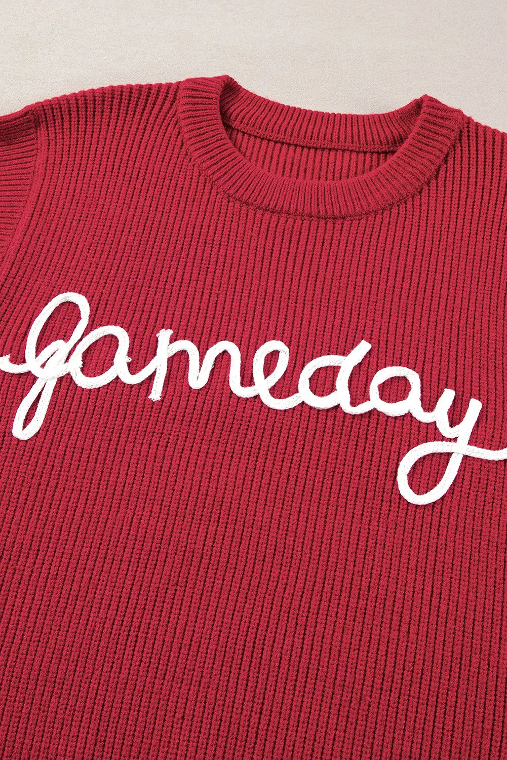 GAME DAY Round Neck Sweater Vest-TOPS / DRESSES-[Adult]-[Female]-2022 Online Blue Zone Planet