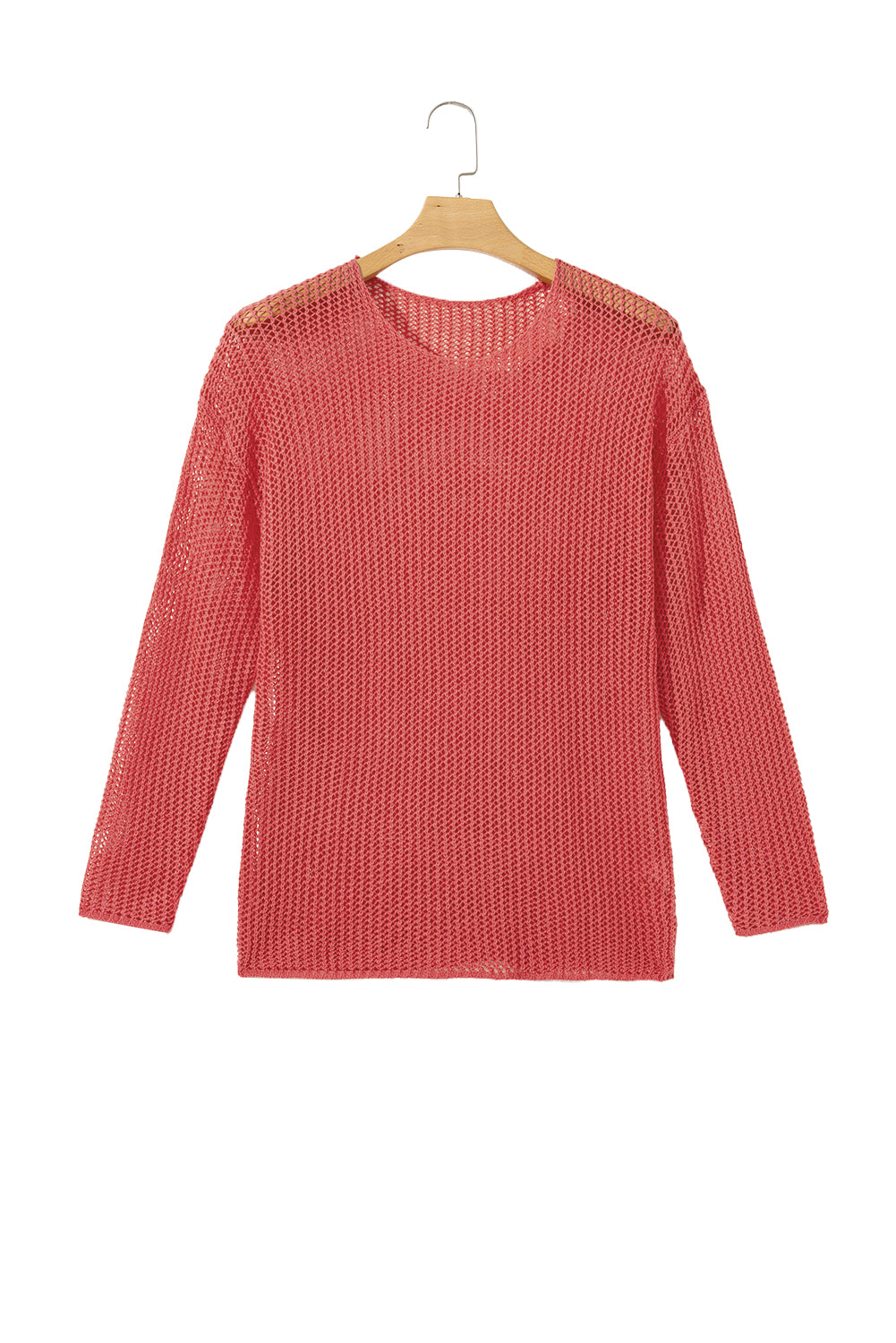 Black Crochet Hollow-Out Jumper Top Sweater-Sweaters & Cardigans/Sweaters-[Adult]-[Female]-2022 Online Blue Zone Planet