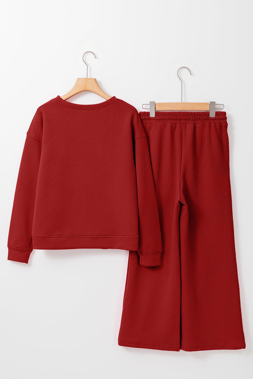 Myosotis Ultra Loose Textured 2pcs Slouchy Outfit