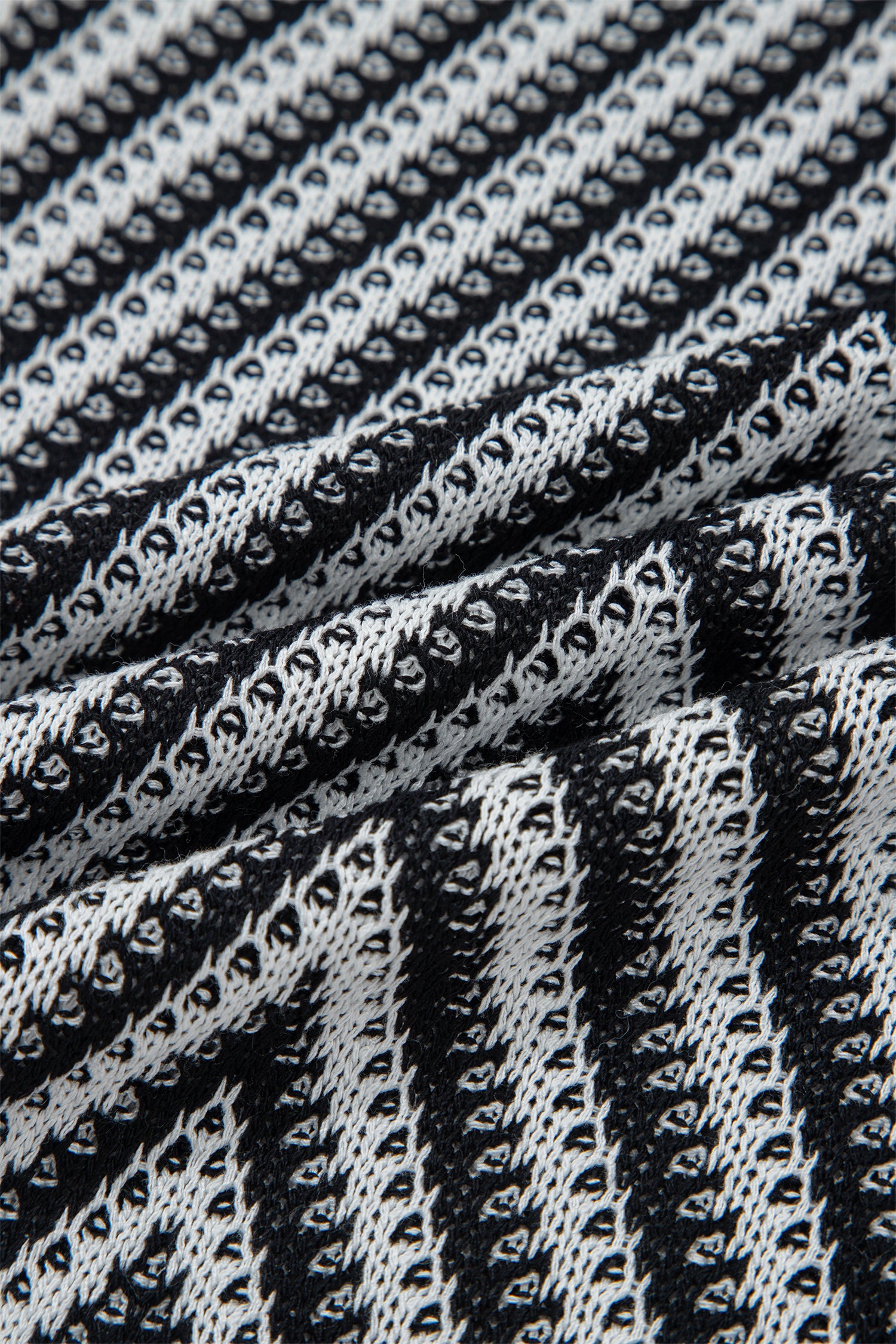 Black Contrast Chevron Knit V Neck Sweater Vest-TOPS / DRESSES-[Adult]-[Female]-2022 Online Blue Zone Planet